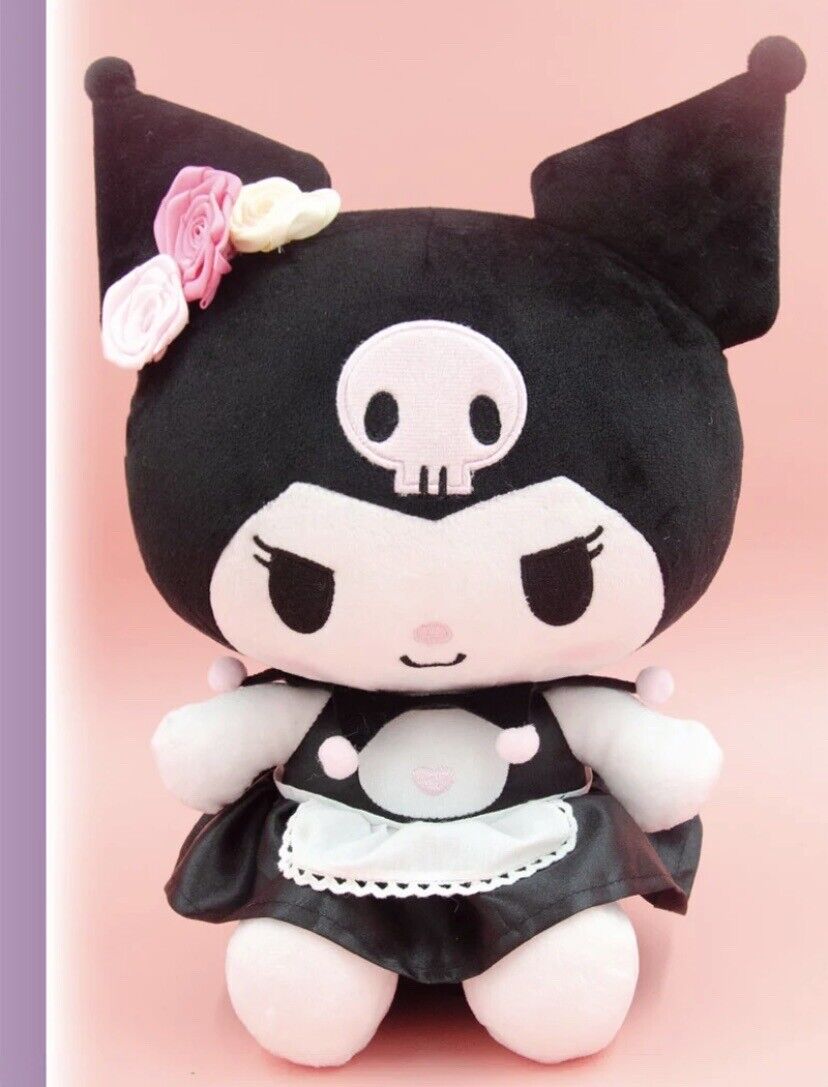 Sanrio KUROMI Maid Plush Doll, Large 12\