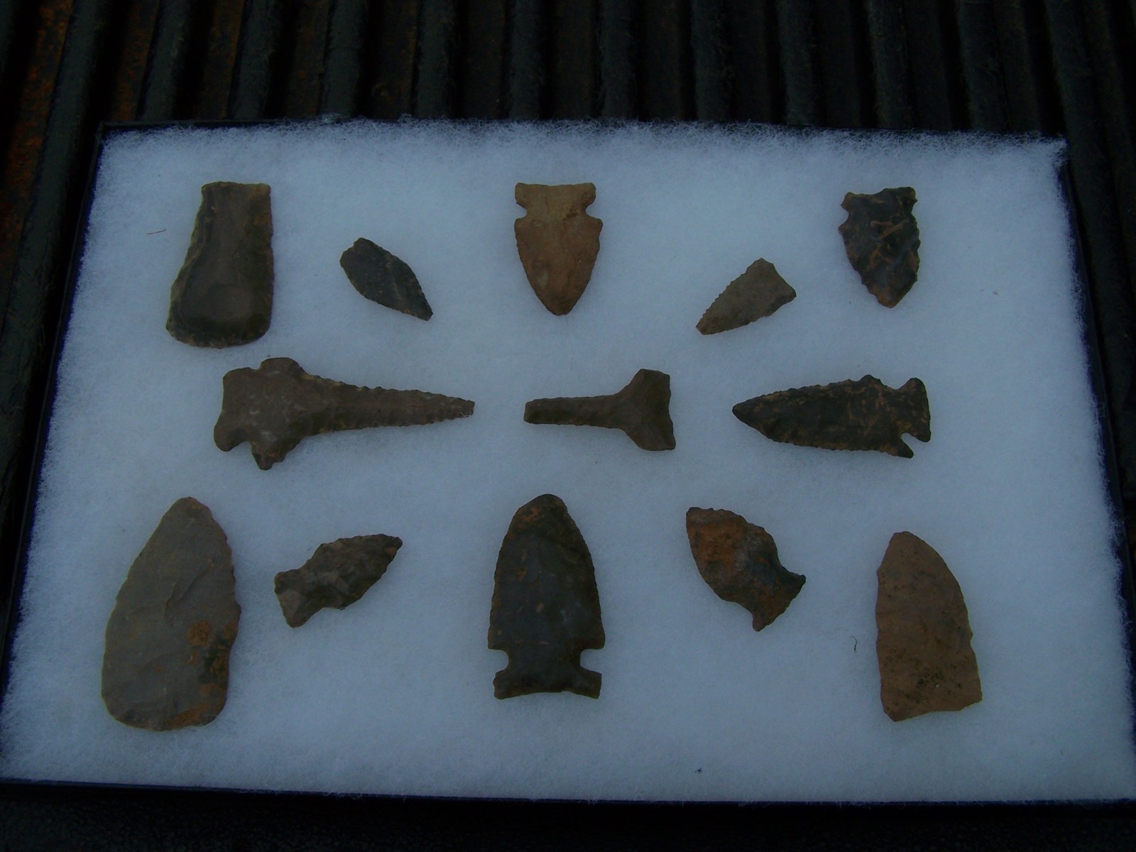 Authentic arrowheads from Kentucky, blades, arrowheads, Artifacts