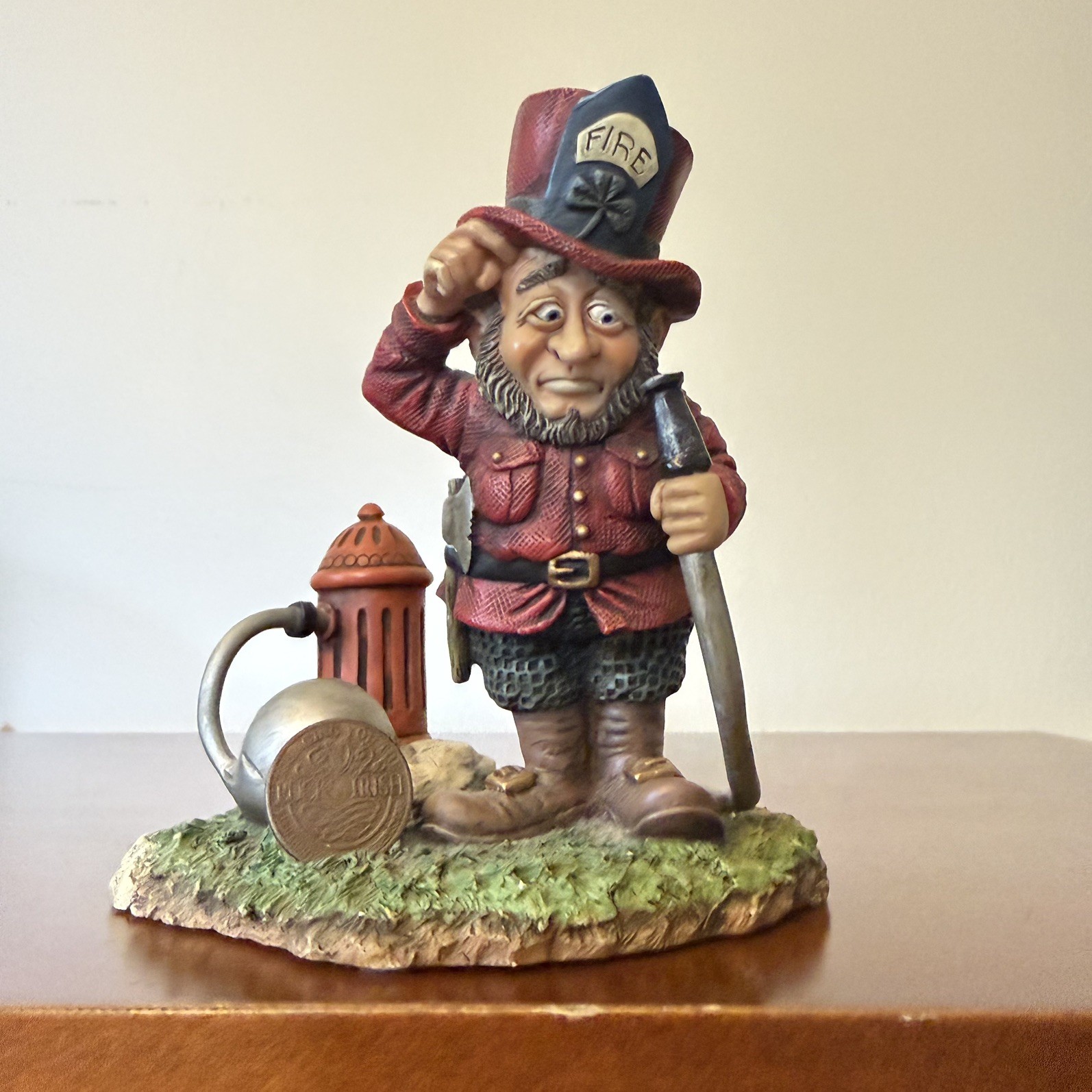 Declan’s Finnians Red O\'Hare Guardians Of The Blarney Stone 5” x 5” Luck Irish