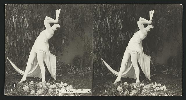 Spring Woman Model c1900 Old Photo