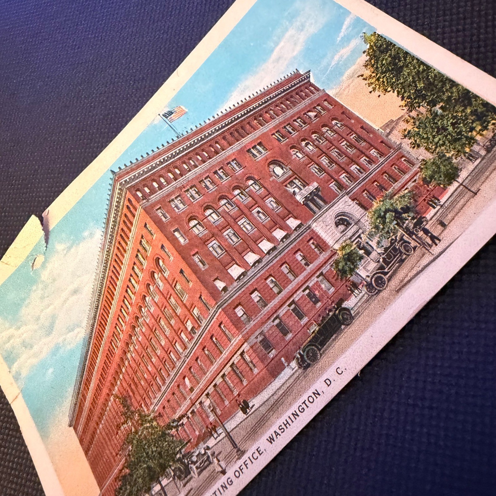 Vintage 1924 US Government Printing Office Washington DC Postcard Posted Fair