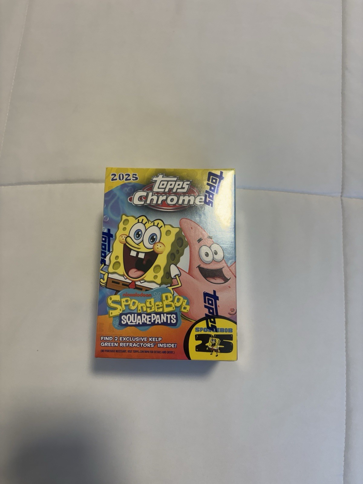 2025 Topps Chrome SpongeBob 25th Anniversary Value Box Blaster Factory Sealed