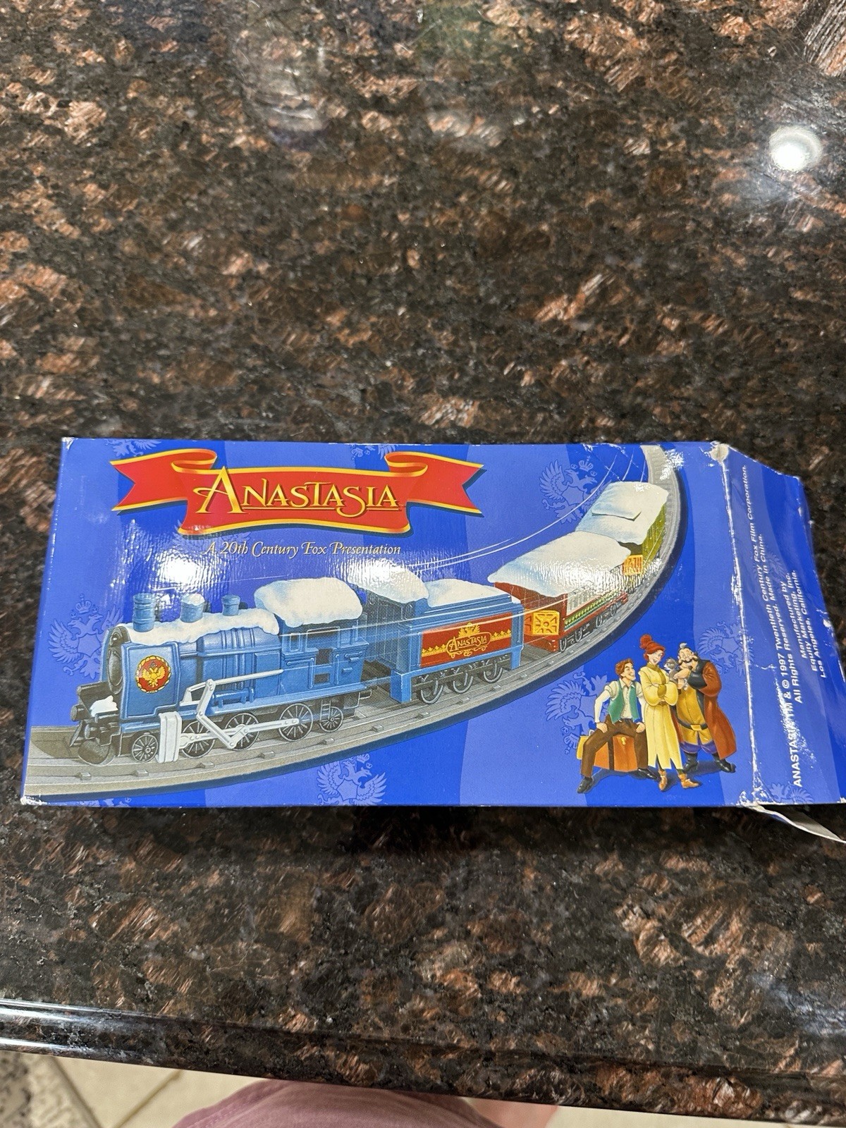 Disney  Anastasia 1997 Train Set Twentieth Century Fox never out of box