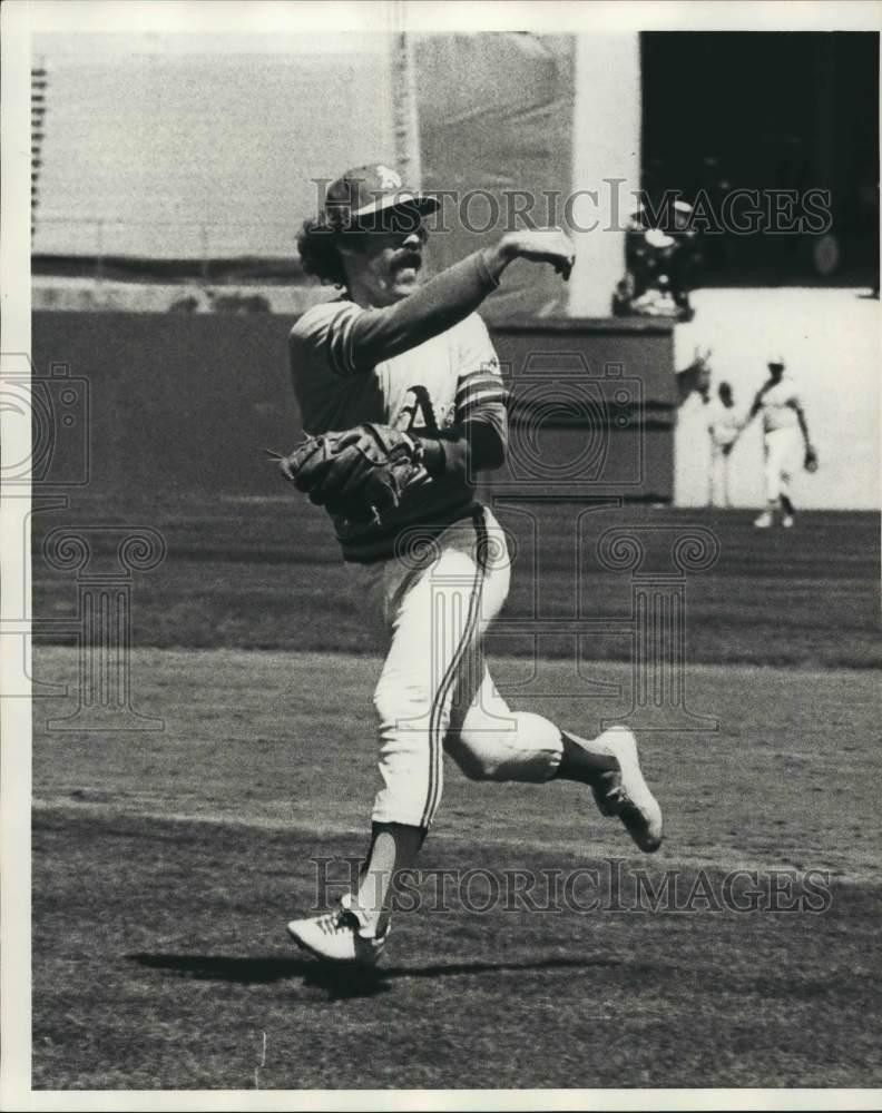 1976 Press Photo Phil Garner, A\'s infielder - lrs11527