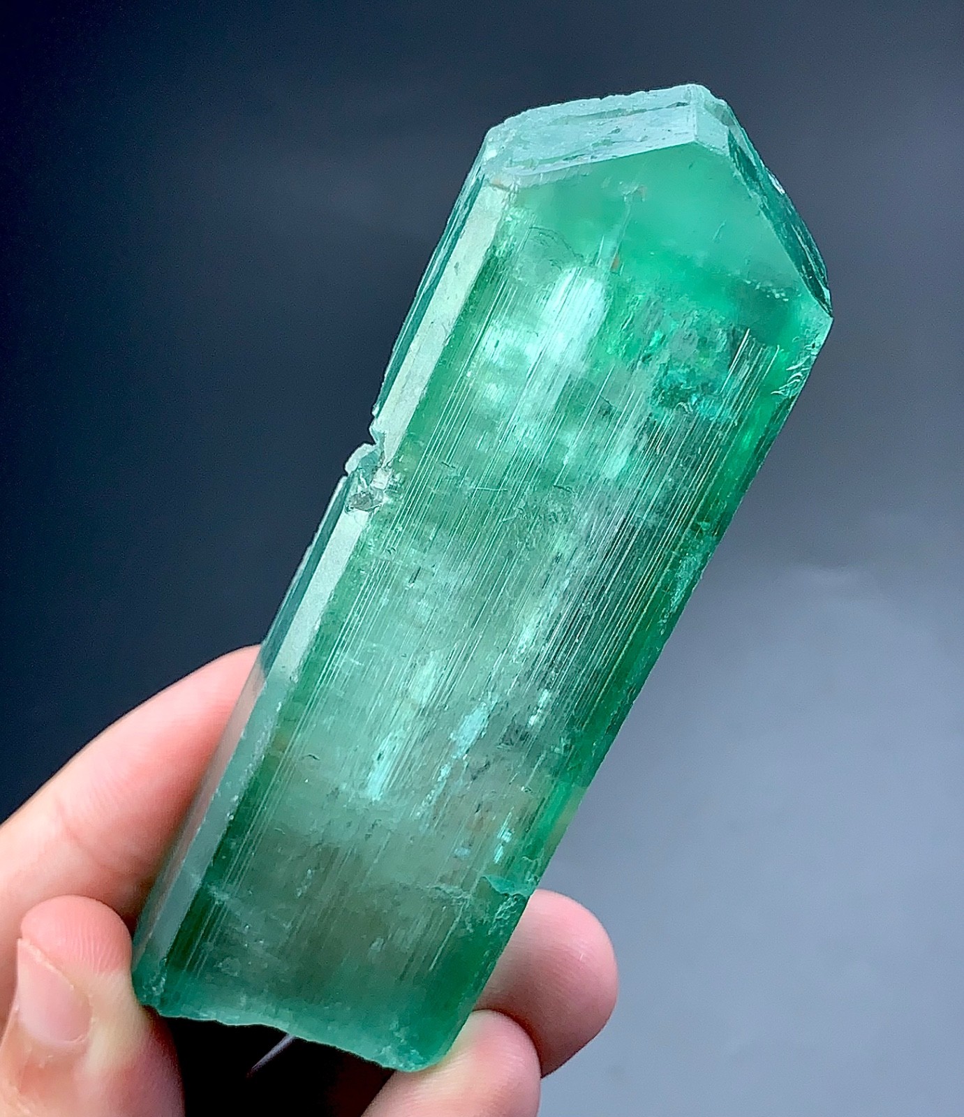 568 Carat Double Terminated Hiddenite Kunzite Crystal Specimen From Afghanistan
