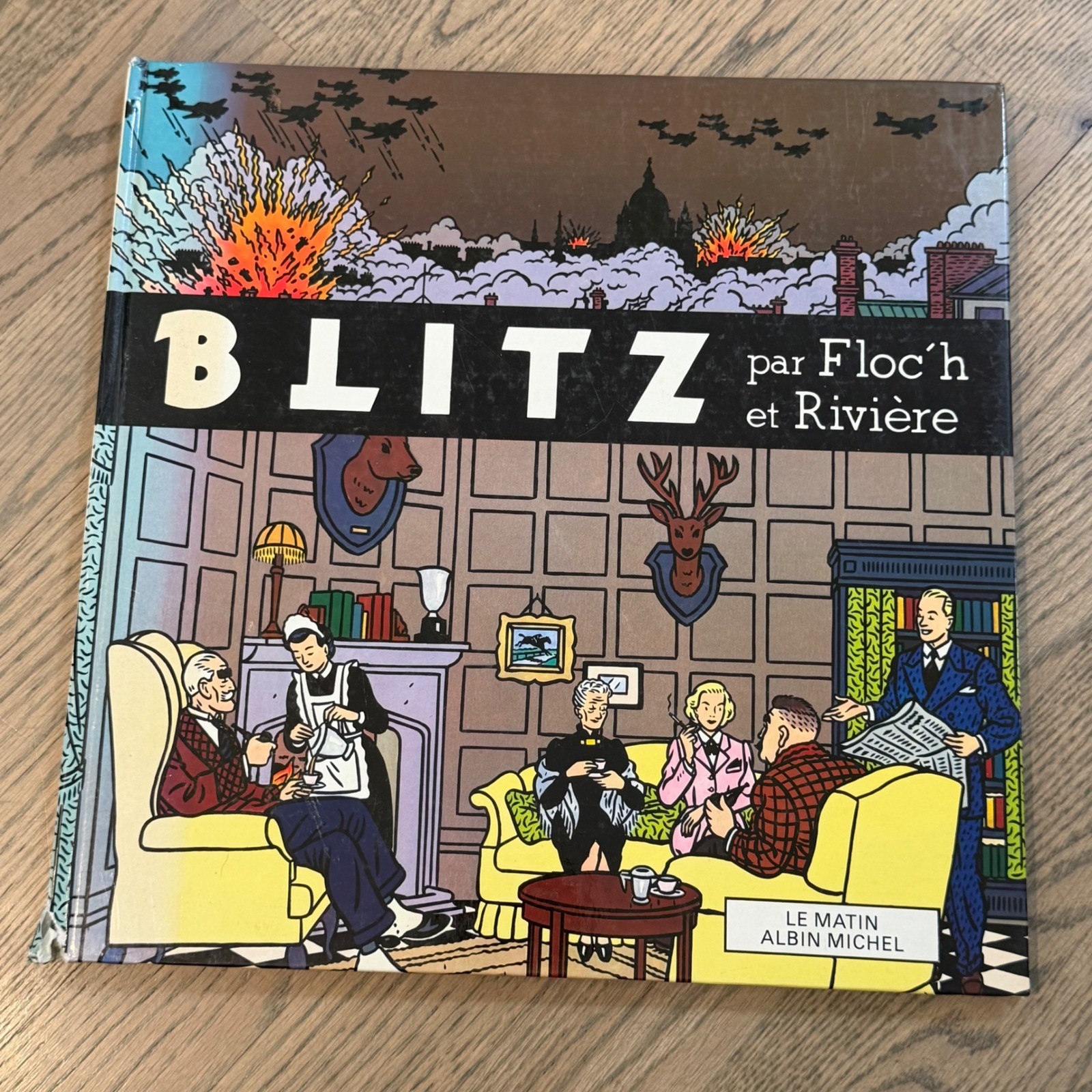 Blitz par Floc\'h et Riviere 1983 French Graphic Novel Albin Michel Vintage BD
