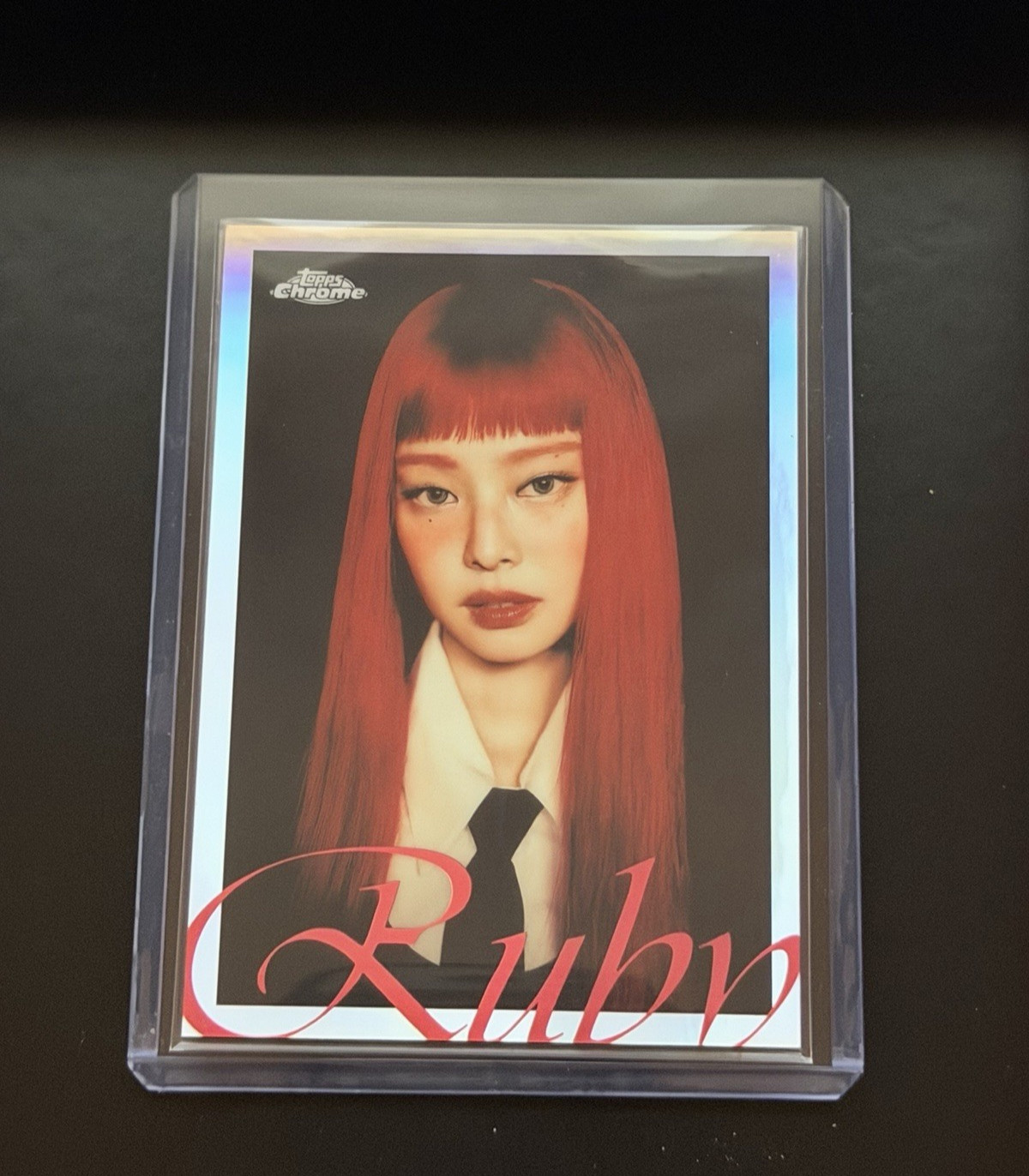 2026 Topps Chrome x Jennie * Ruby Red Close Up SP * #2 Refractor K-Pop RSP2 Rare 2026 Topps Chrome x Jennie * Ruby Red Close Up SP * #2 Refractor K-Pop RSP2 Rare