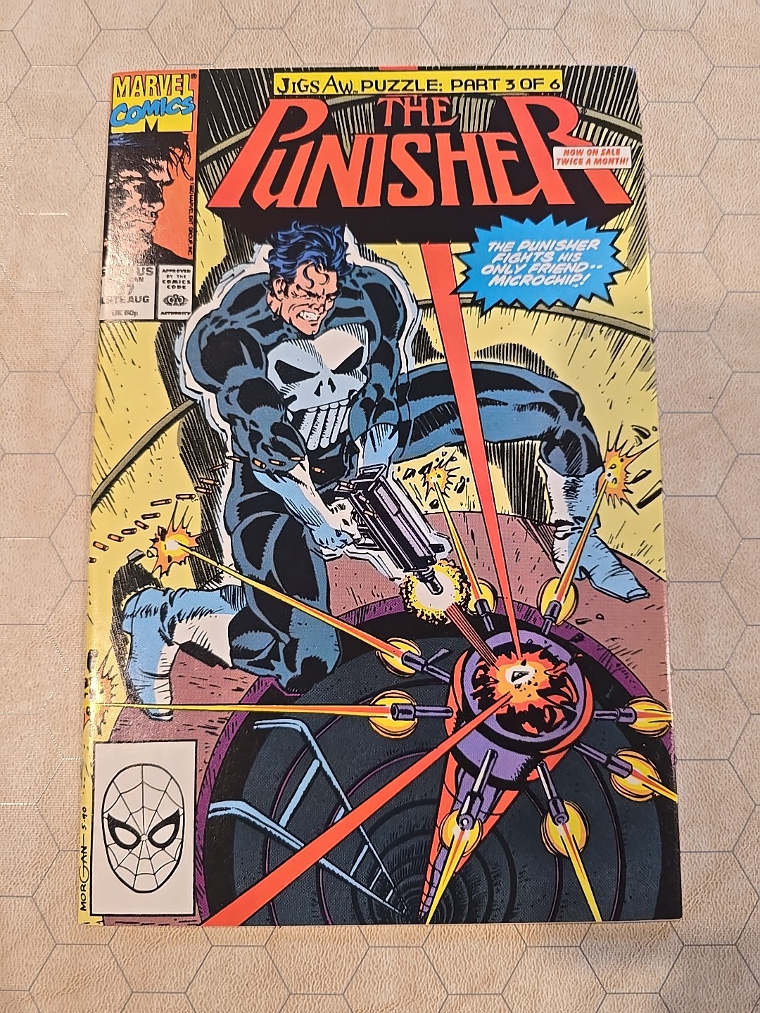 The Punisher Vol. 2 #37 – “Jigsaw Puzzle” Part 3 of 6 – Marvel Comics (1990)