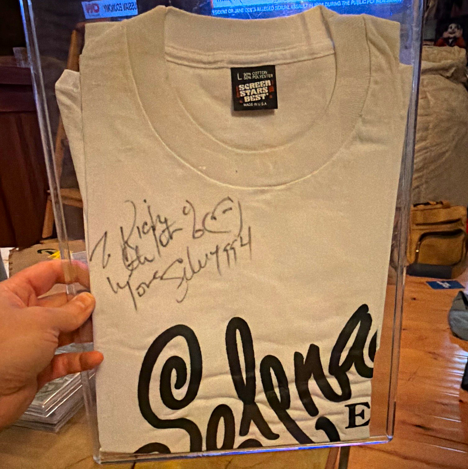 Selena Quintanilla-Perez Signed T-Shirt w/ LOA JSA auto vintage rare 1994