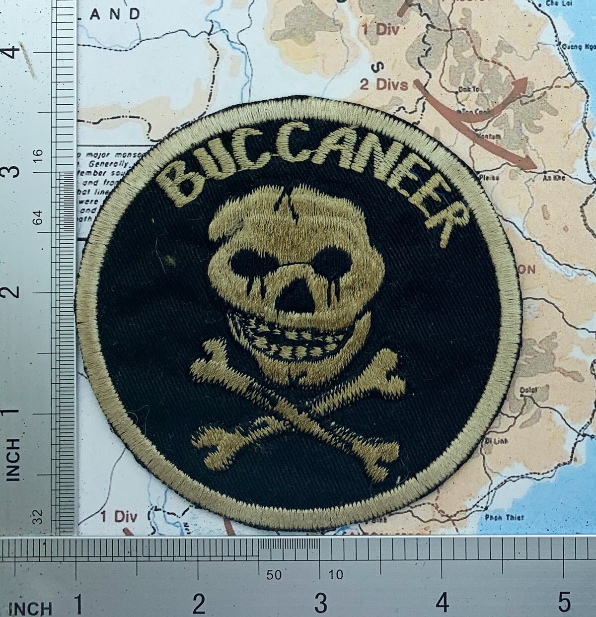 Patch , Buccaneer 170th AHC Assault Helicopter Co Vietnam Patch , t9-723