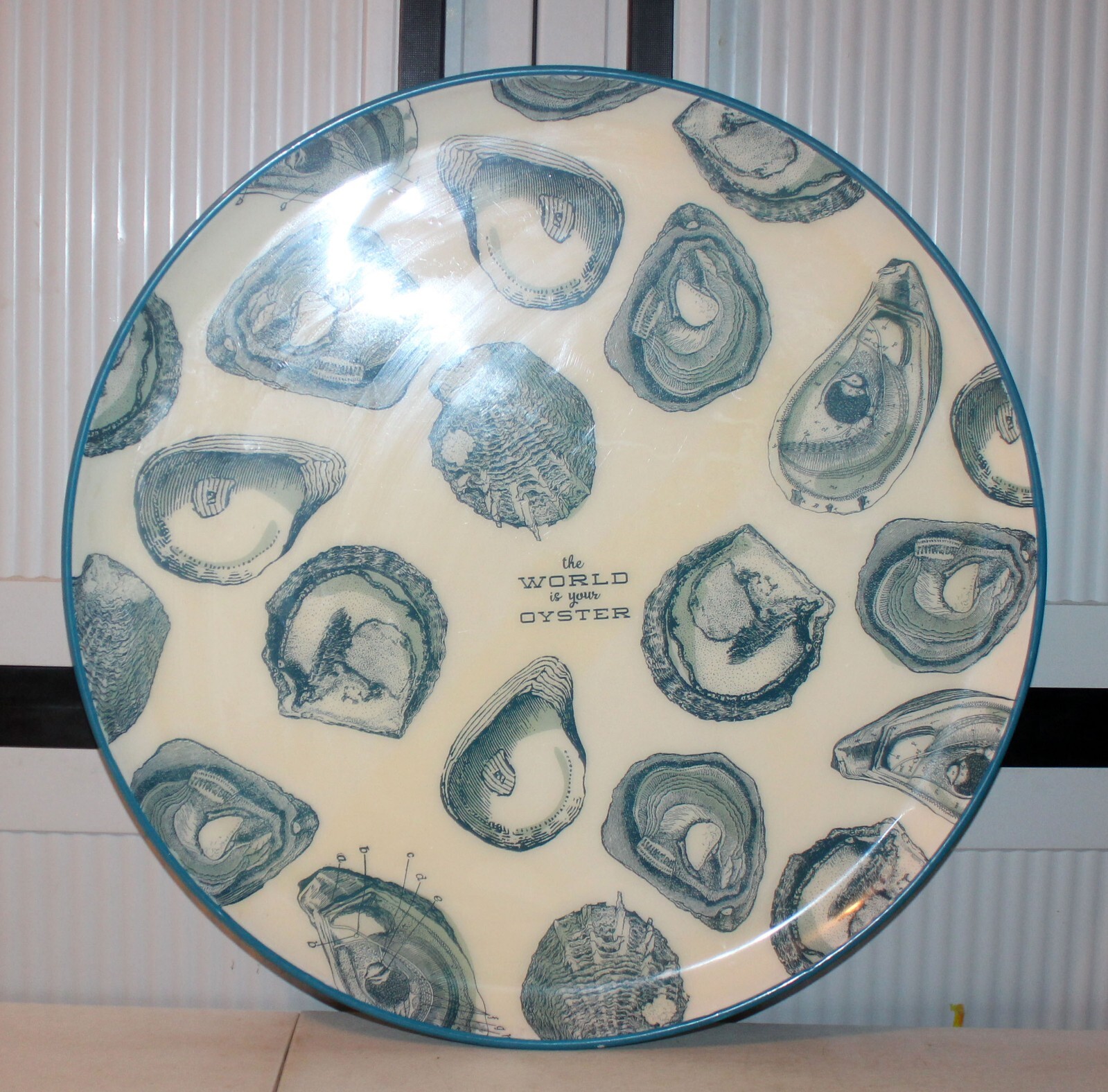 Two\'s Company  World is Your Oyster Tray 20\