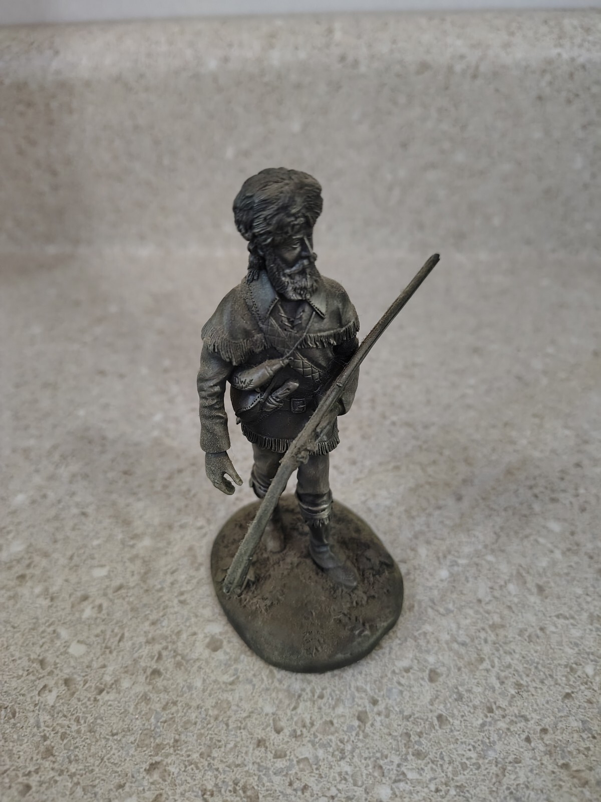 The Pathfinder Franklin Mint Pewter Frontier Figurine 1836 to 1855