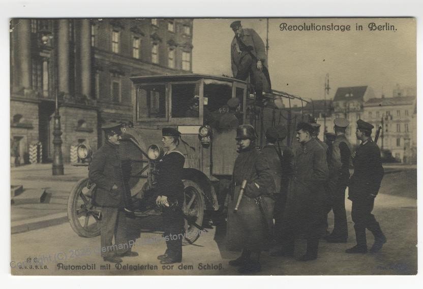 German Revolution Marine Schloss Delegation 1919 Berlin Strassenkampf Frei 51813