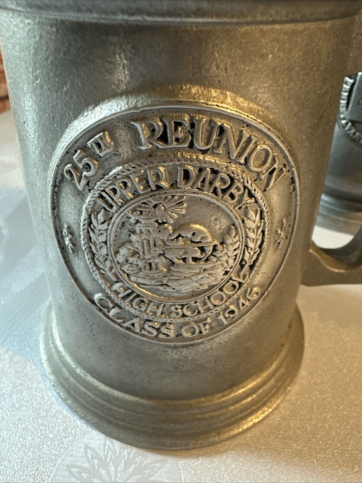 Set Of 5 RWP Wilton Pewter Beer Mug vintage