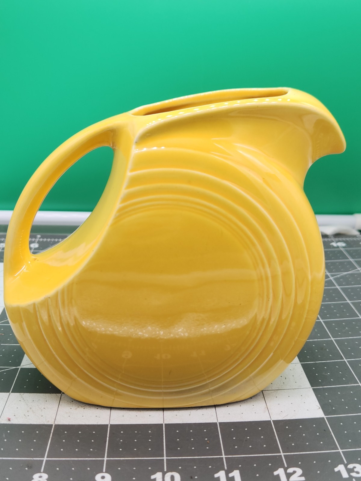 Fiesta Sunflower 28oz. Disc Pitcher Homer Laughlin 