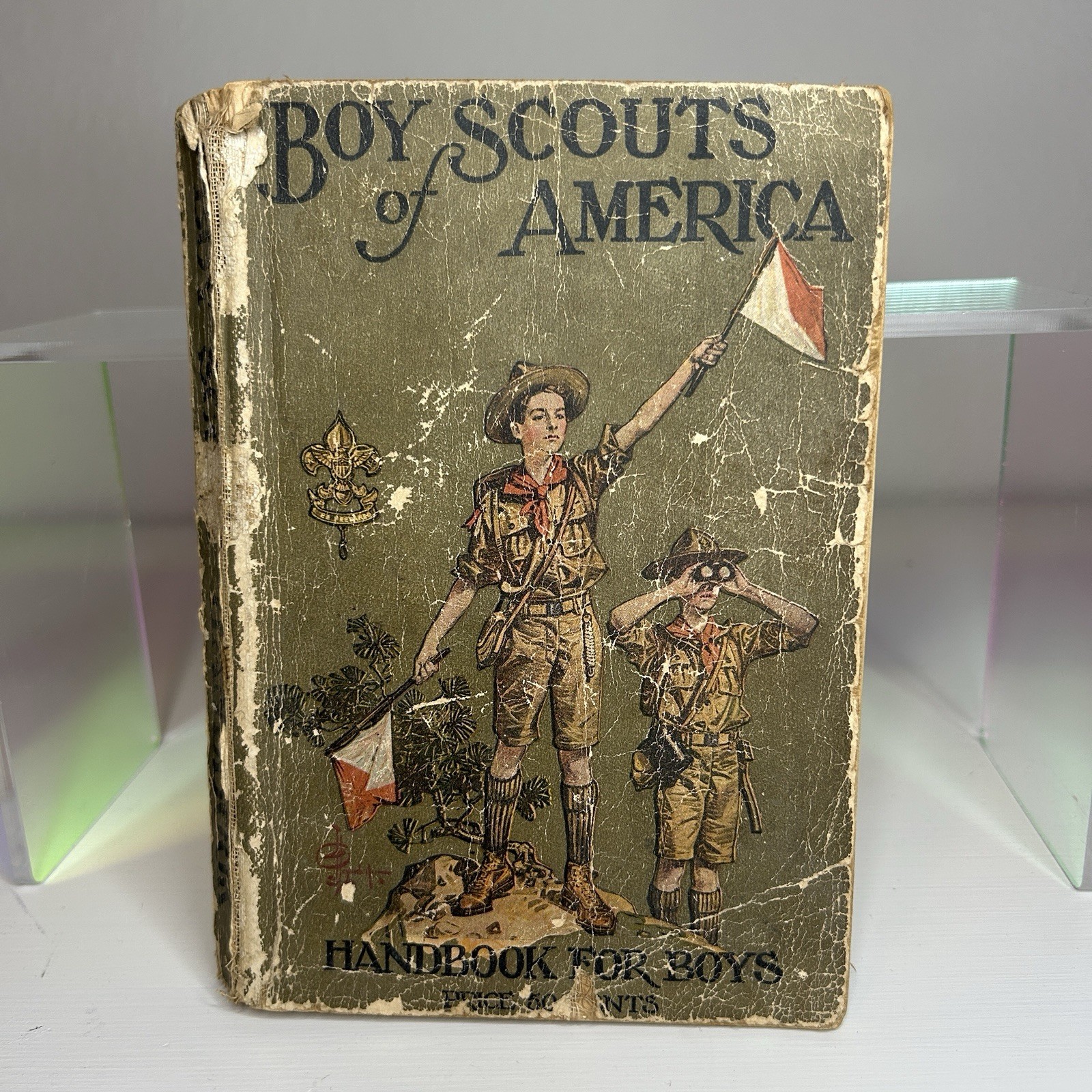 BOY SCOUT - JUNE 1921 HANDBOOK FOR BOYS - 24th EDITION