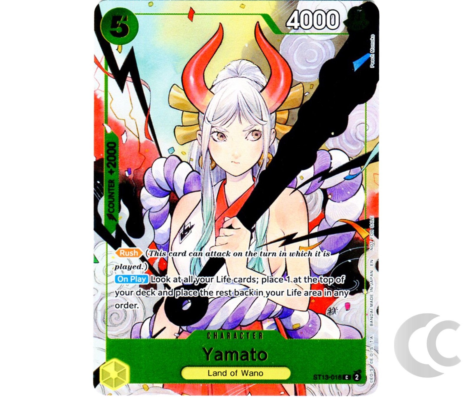 Yamato ST13-016 Promo Alt Art ONE PIECE Card Game English NM