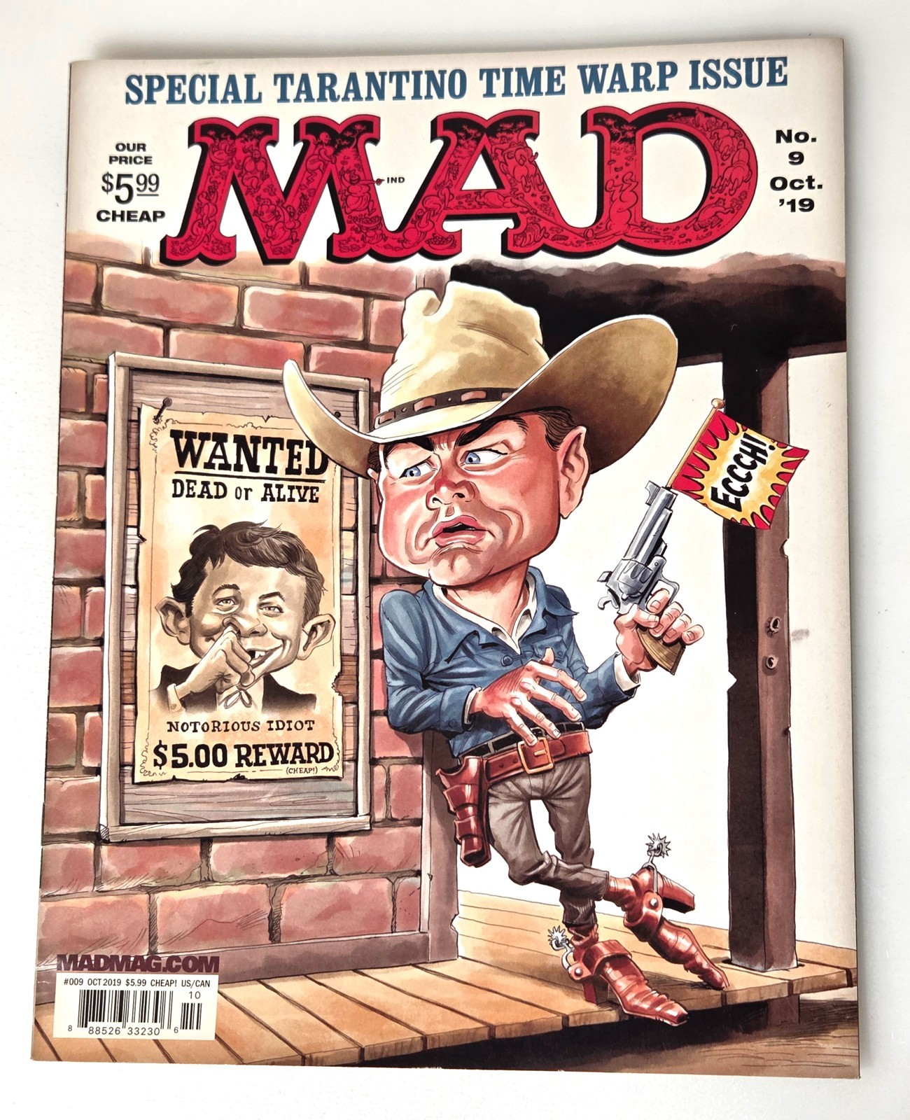 MAD Magazine #9 Tarantino Time War Movie Tie-In Oct 2019 Retro Collector\'s Issue