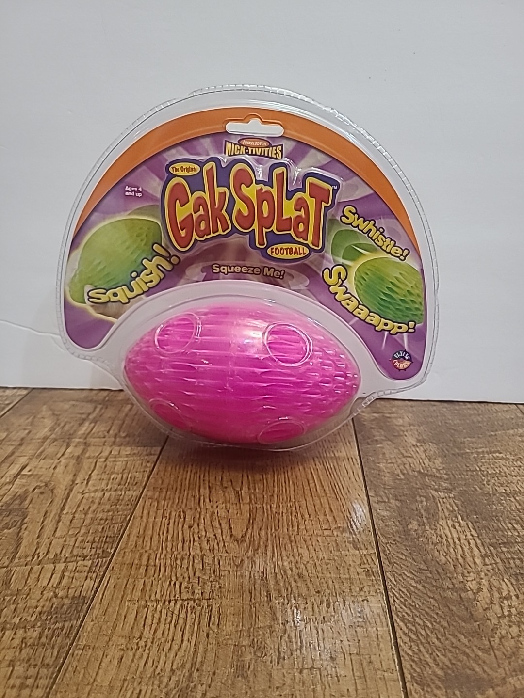 Gak Splat Football 2002 Nickelodeon Nick-Tivities Pink, New In Package Rare Find Gak Splat Football 2002 Nickelodeon Nick-Tivities Pink, New In Package Rare Find