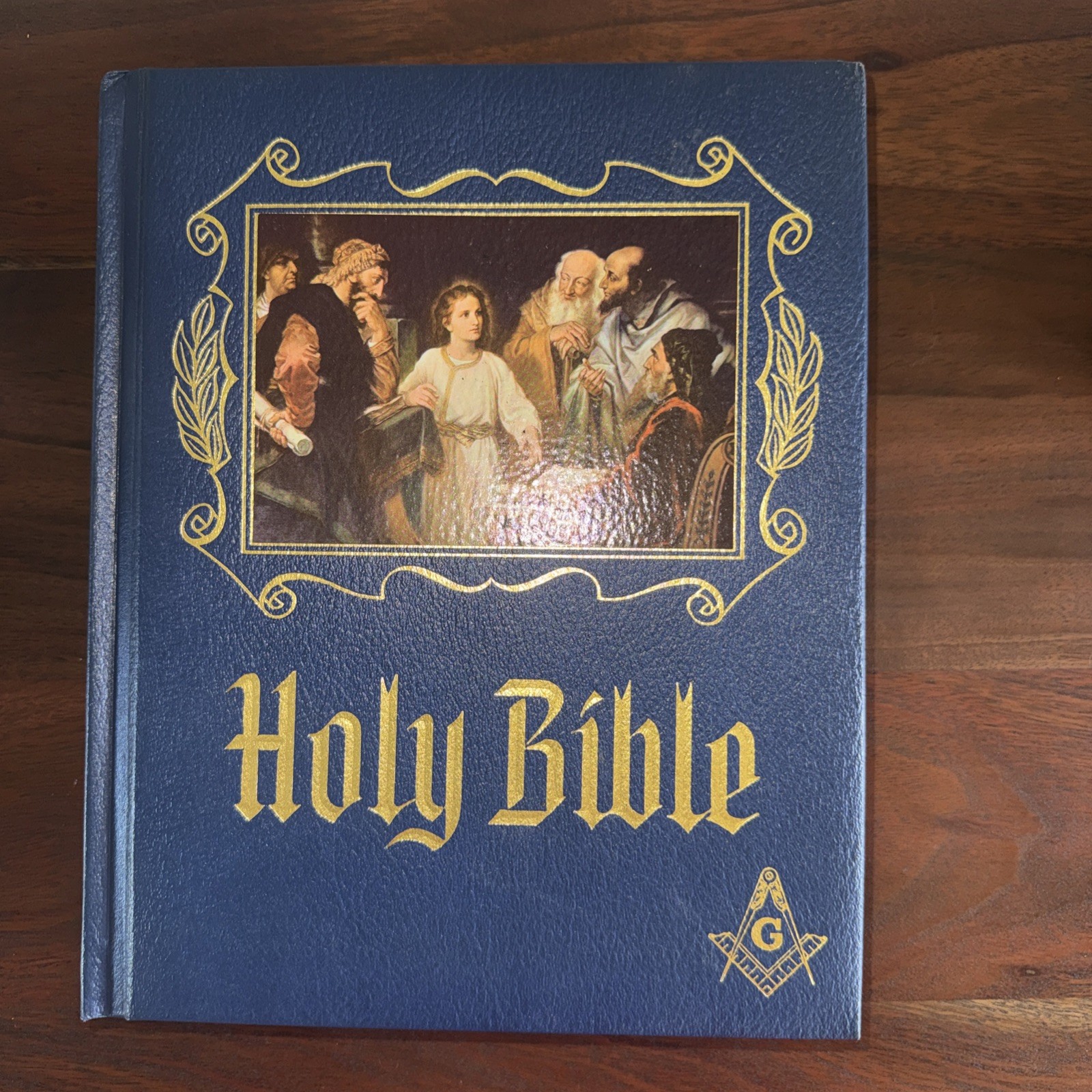1971 Masonic Holy Bible Master Reference Edition Heirloom Freemason Red Letter