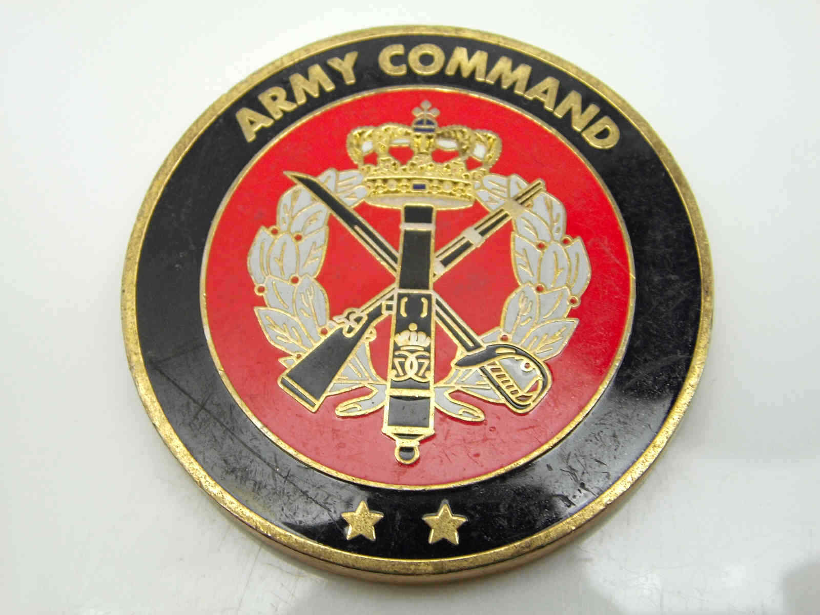 ARMY COMMAND WITH HONOUR AND RESPECT DENMARK CHALLENGE COIN