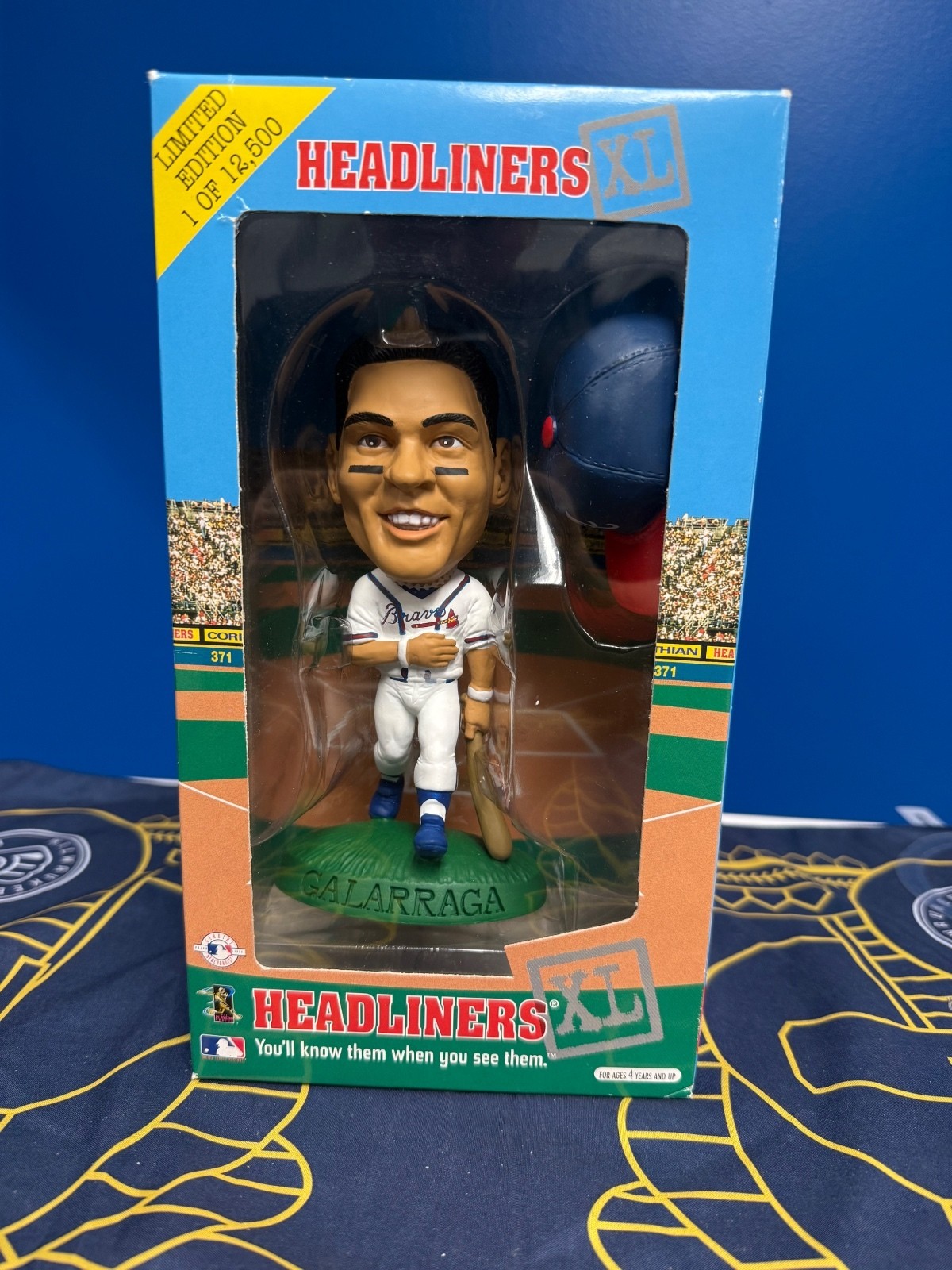 1998 Headliners XL Andres Galarraga Atlanta Braves Limited Edition 1 of 12,500