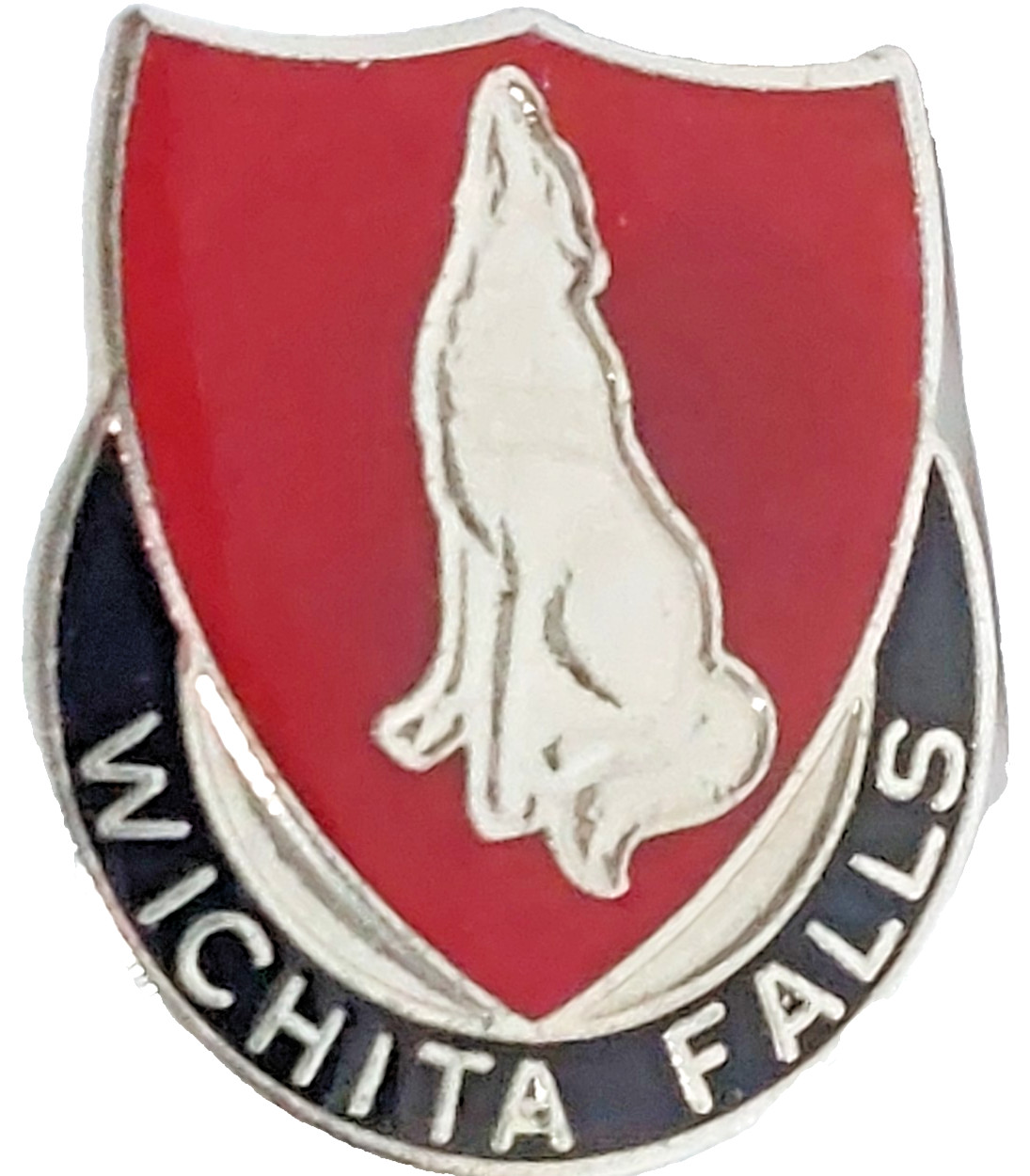 Wichita Falls High School JROTC Texas Crest DUI (G23) Lapel Pin