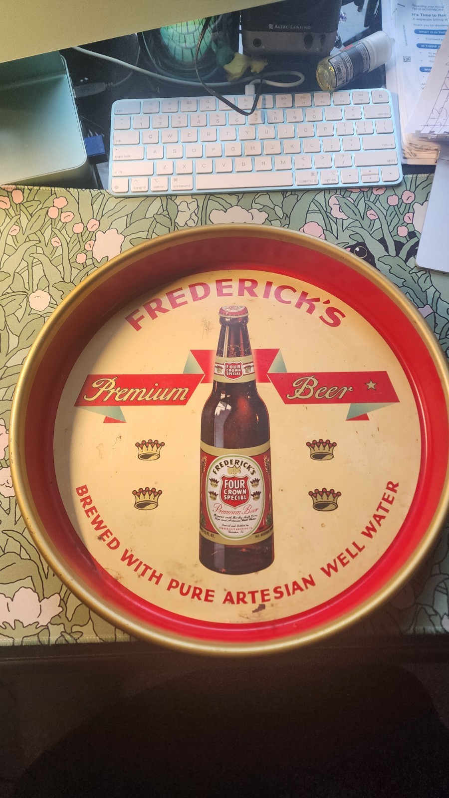 Vintage Frederick’s Beer Tray