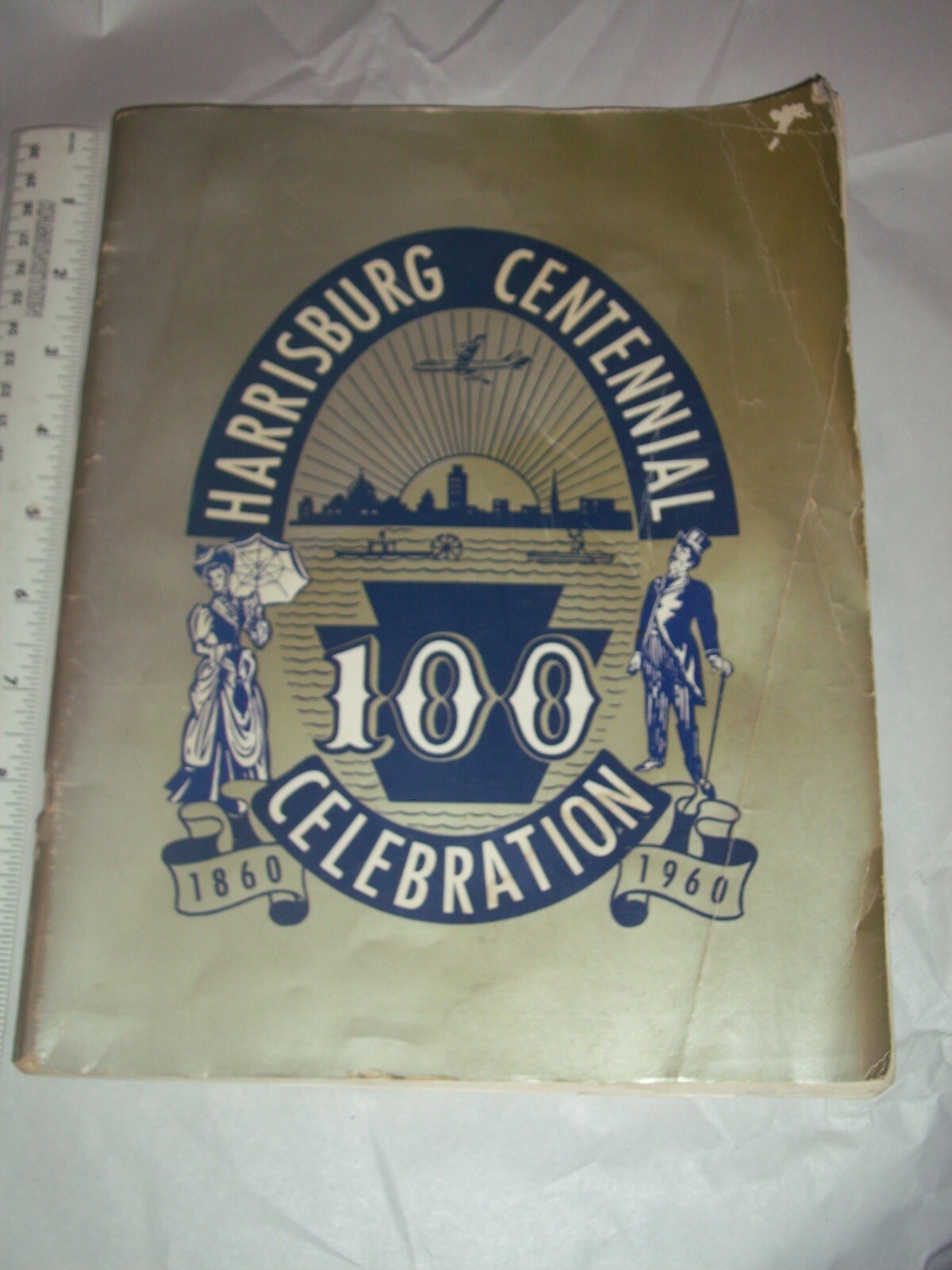 Nice 1860 - 1960 Harrisburg, pa. 100 years Centennial Celebration program 