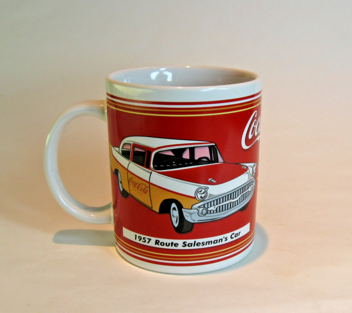 Vintage 1957 Route Saleman's Car  31767 Collectible Ceramic Coffee Mug 8oz