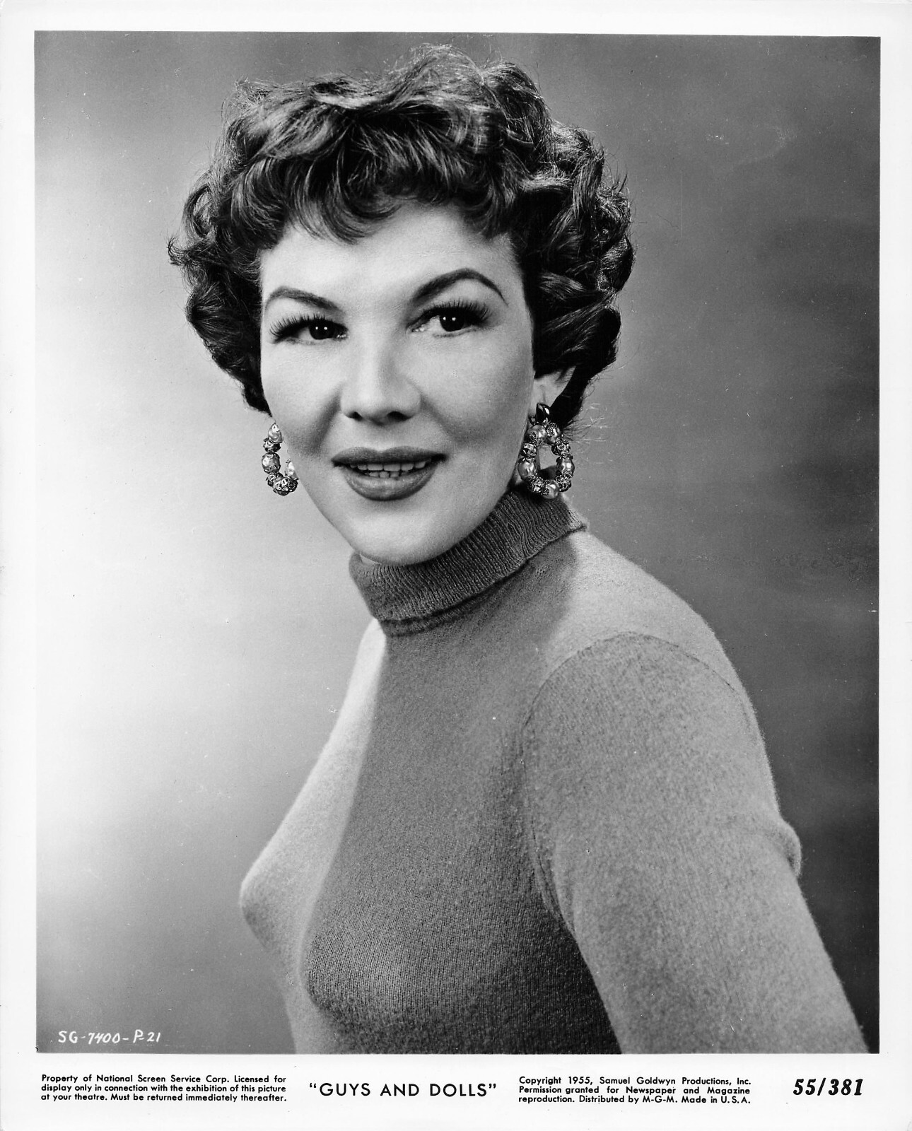 Guys and Dolls 1955 Movie Photo Veda Ann Borg  *P169a
