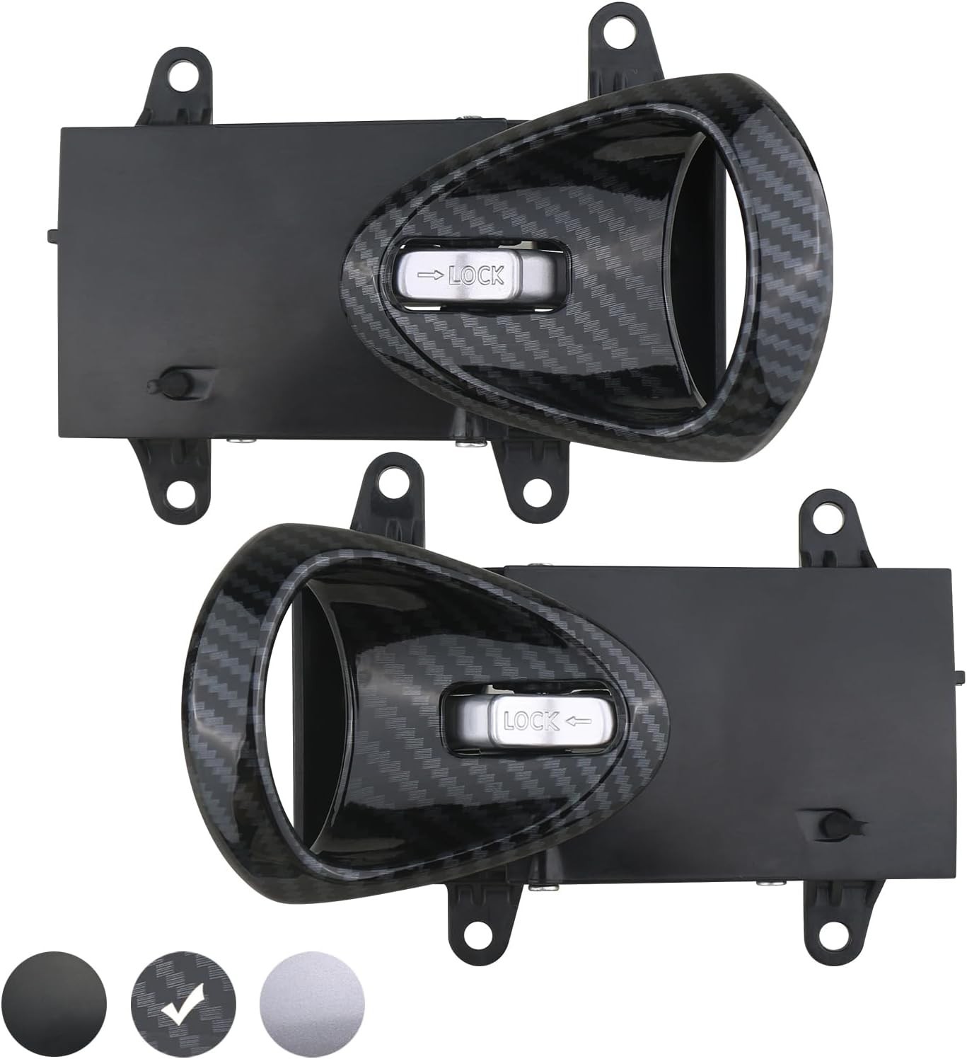 Interior Door Handle (Carbon Fiber) Compatible with Nissan 350Z 2003 2004 2005.. Interior Door Handle (Carbon Fiber) Compatible with Nissan 350Z 2003 2004 2005..