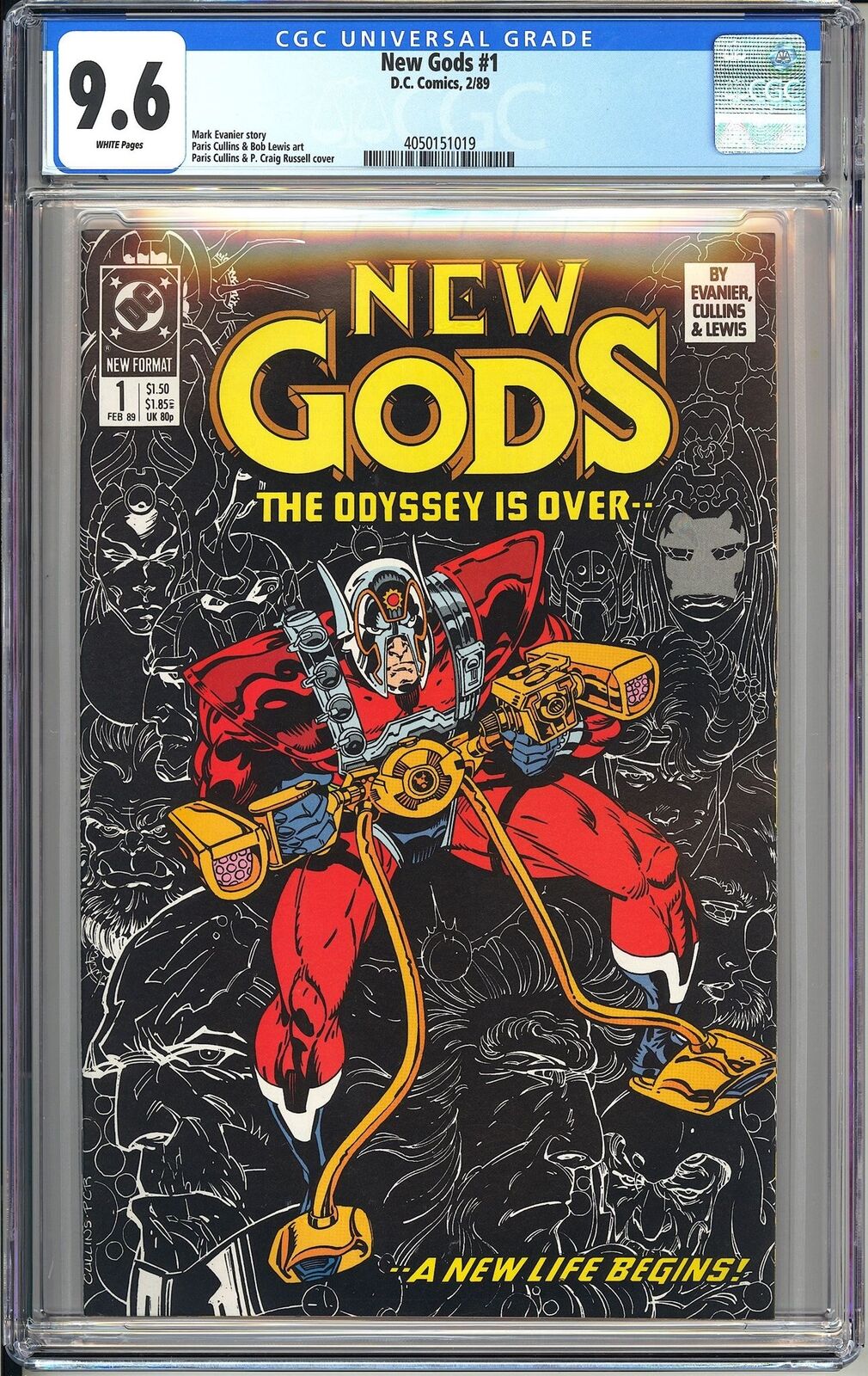 New Gods #1 CGC 9.6 1989 4050151019 1st ISSUE KEY Scarce COPPER AGE