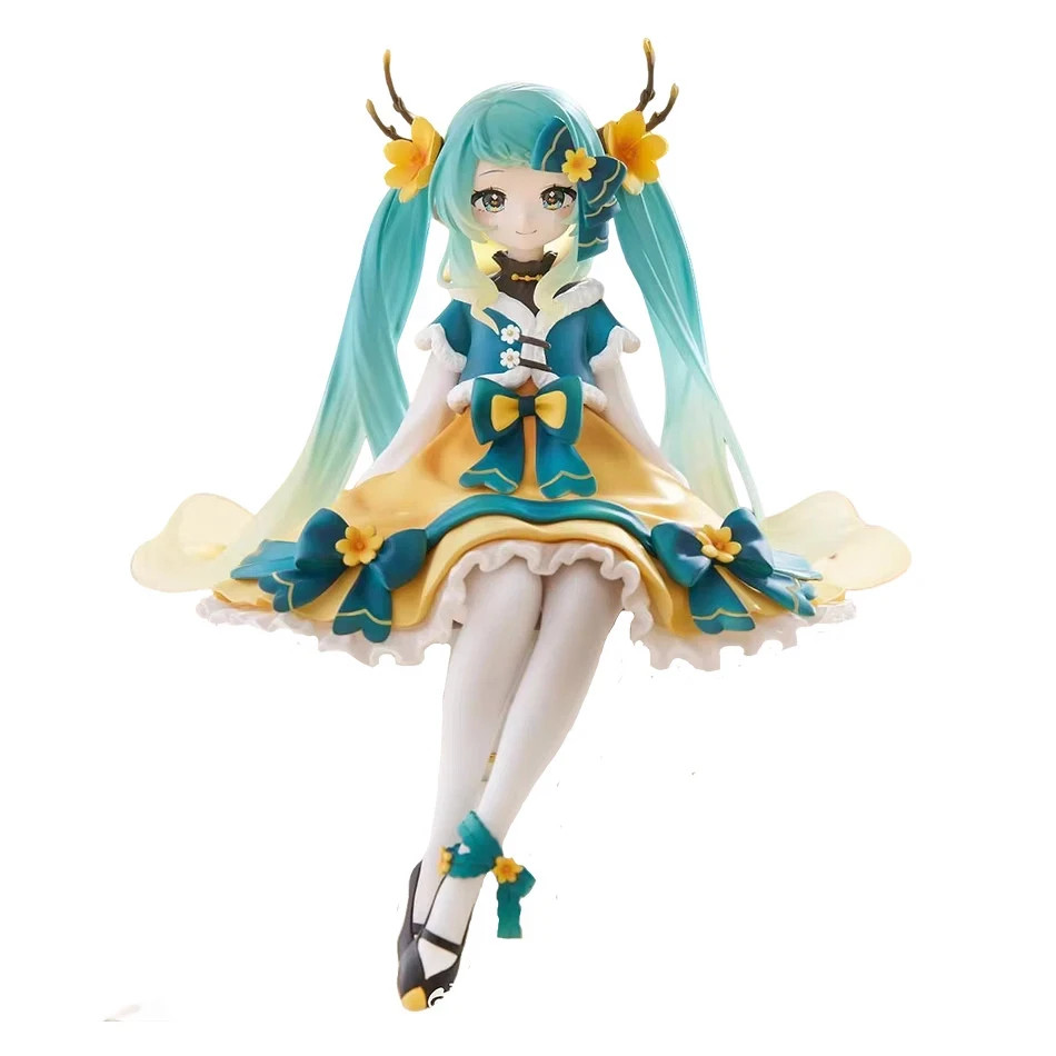 FuRyu Hatsune Miku Flower Fairy Anemone Noodle Stopper PVC Figure Model Toy