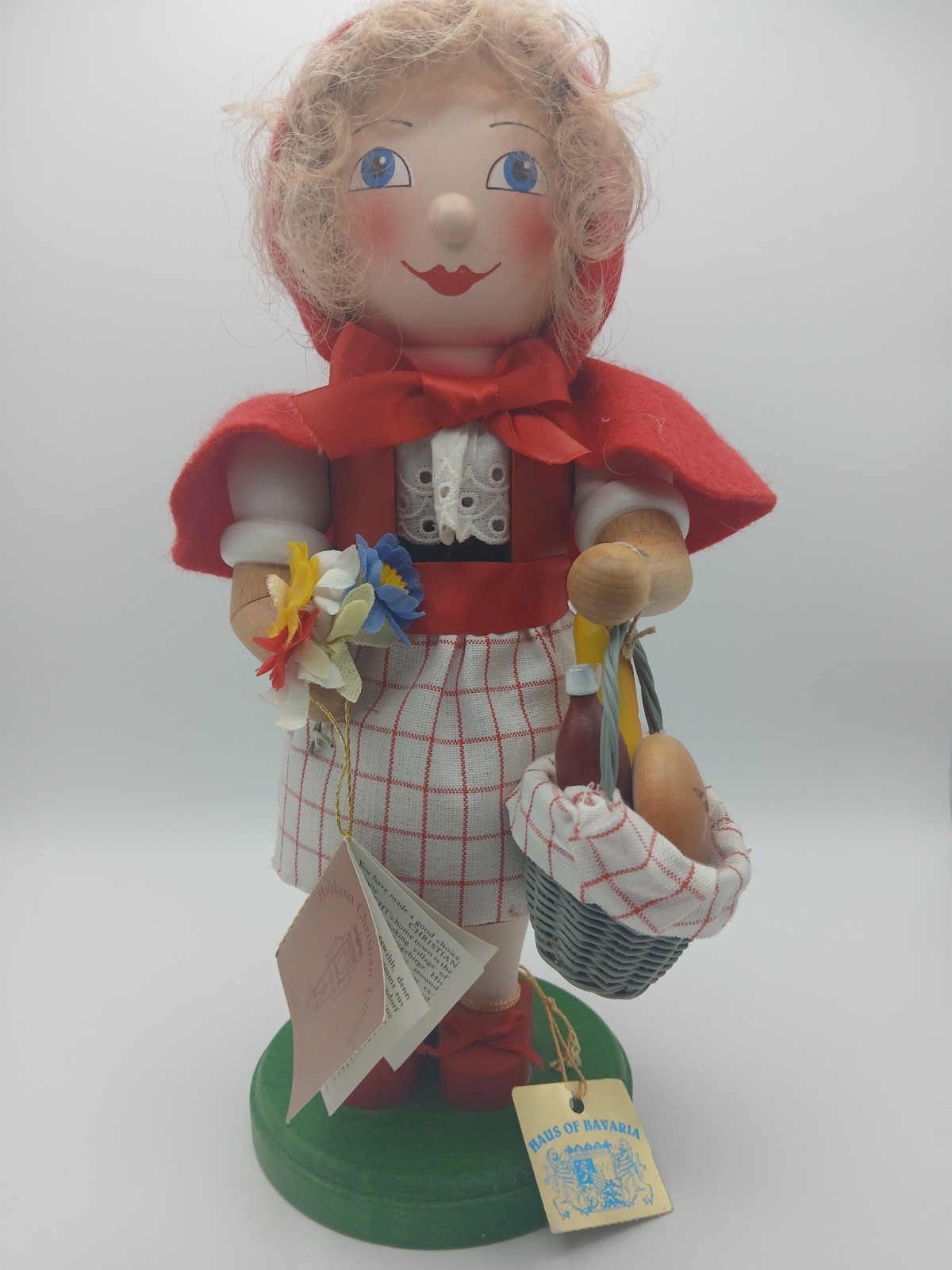 Vintage Volzkunst Christian Ulbricht Little Red Riding Hood German Nutcracker Vintage Volzkunst Christian Ulbricht Little Red Riding Hood German Nutcracker