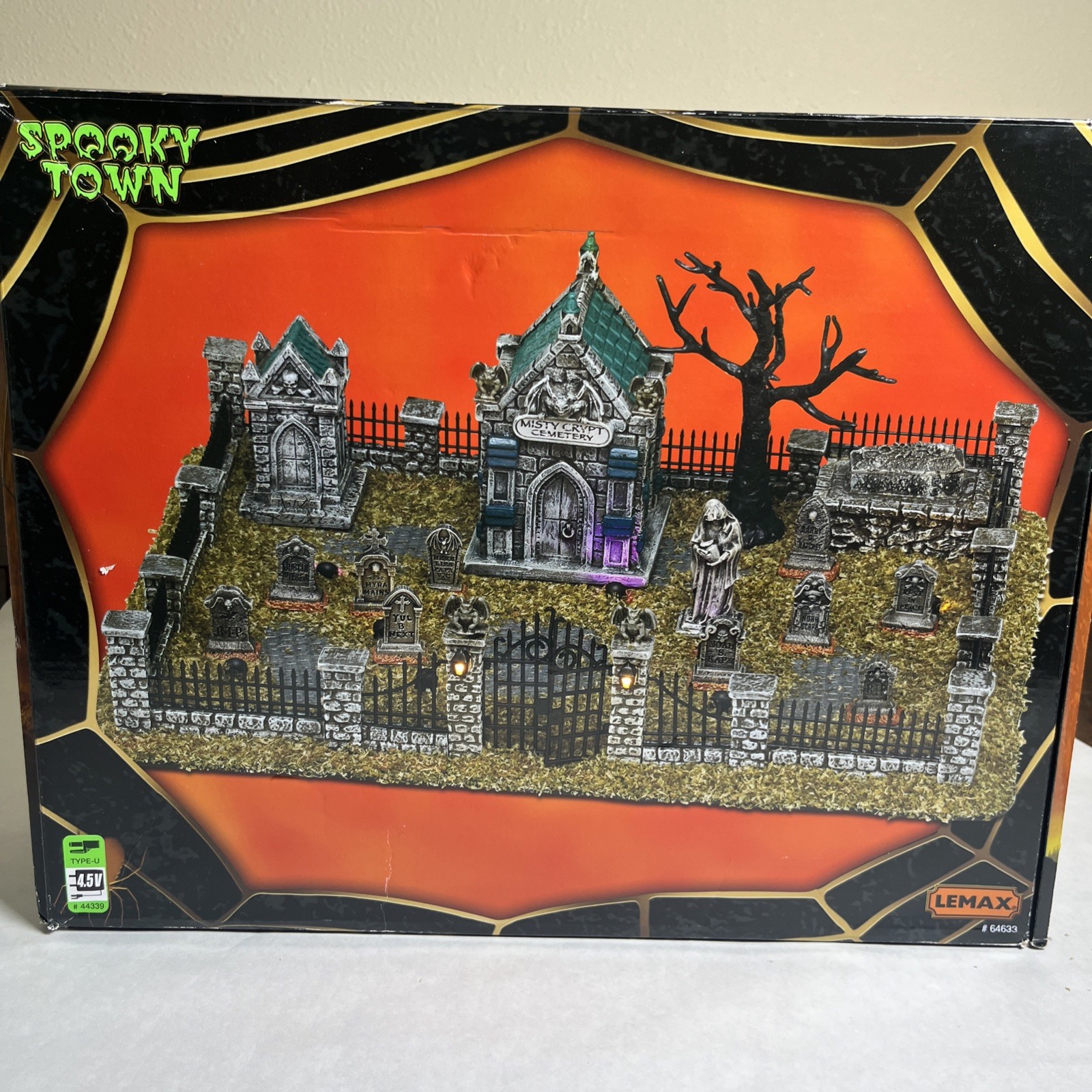 Lemax Spooky Town Misty Crypt Graveyard 64633 BRAND NEW 2026 Lemax Spooky Town Misty Crypt Graveyard 64633 BRAND NEW 2026