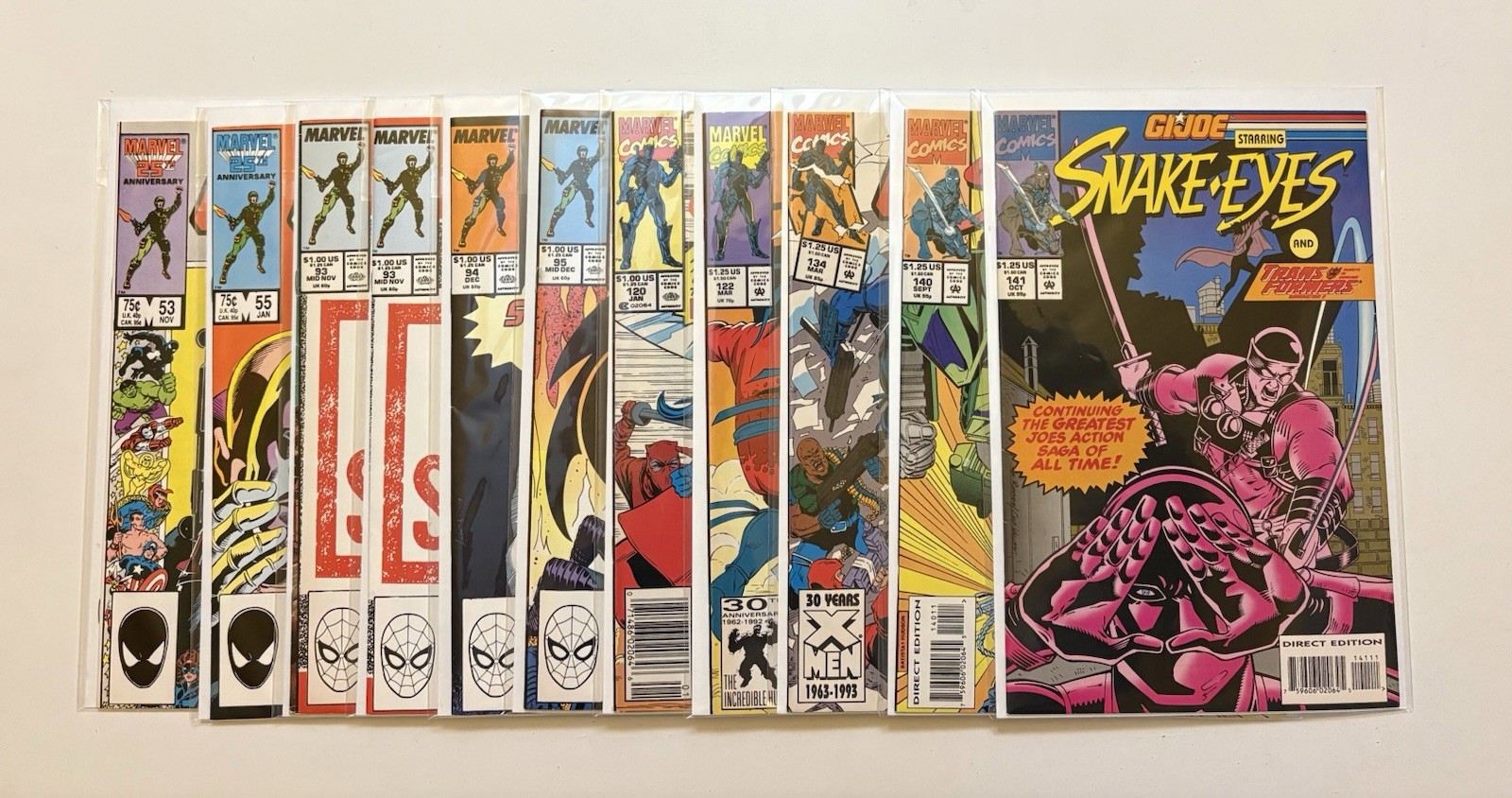 🎃Marvel G.I. Joe 11-Comic Lot #53,55,93-95,120,122,134,140,141 Good Condition👻 🎃Marvel G.I. Joe 11-Comic Lot #53,55,93-95,120,122,134,140,141 Good Condition👻