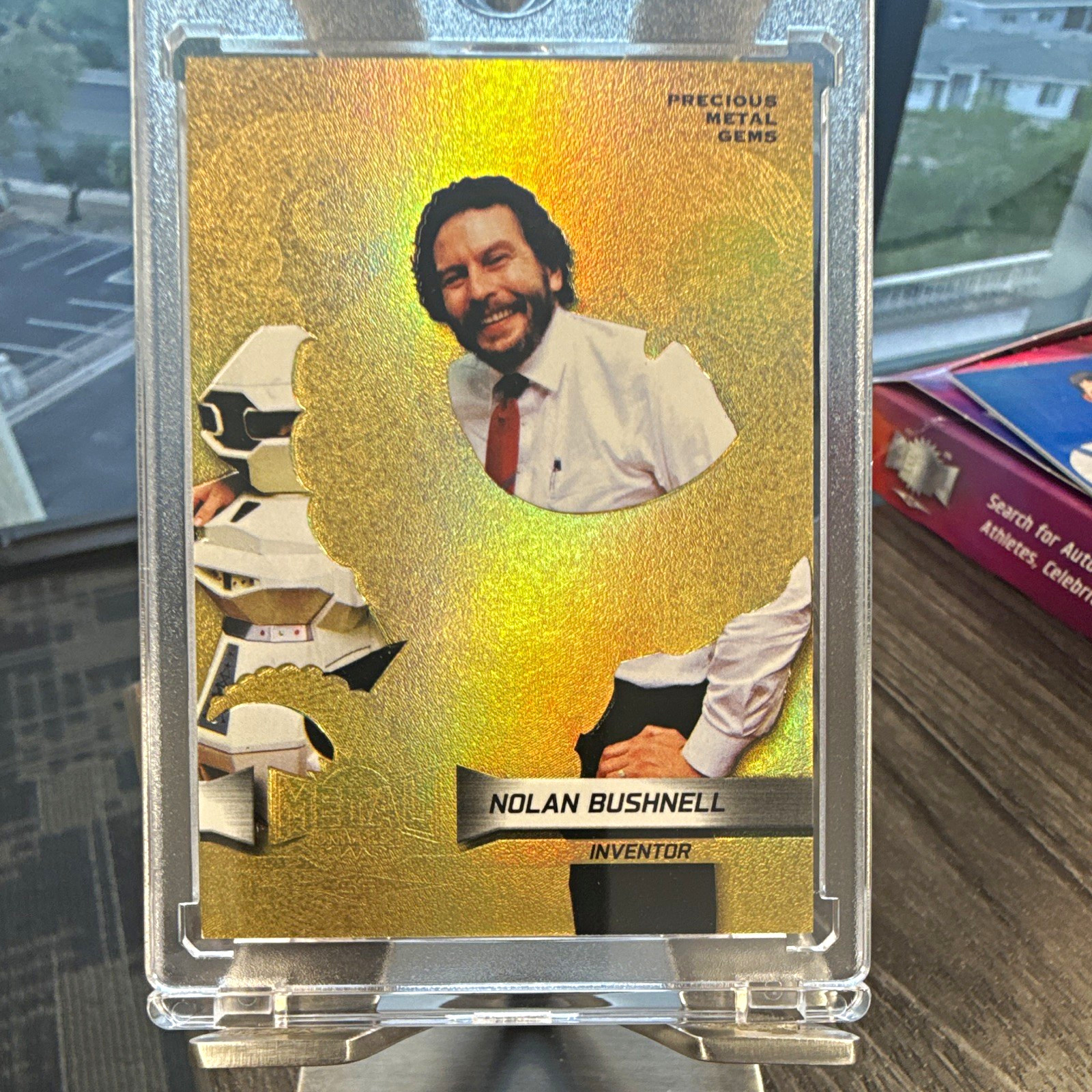 SkyBox 2026 Metal Universe SE Nolan Bushnell Gold PMG #88 1/1 Superfractor