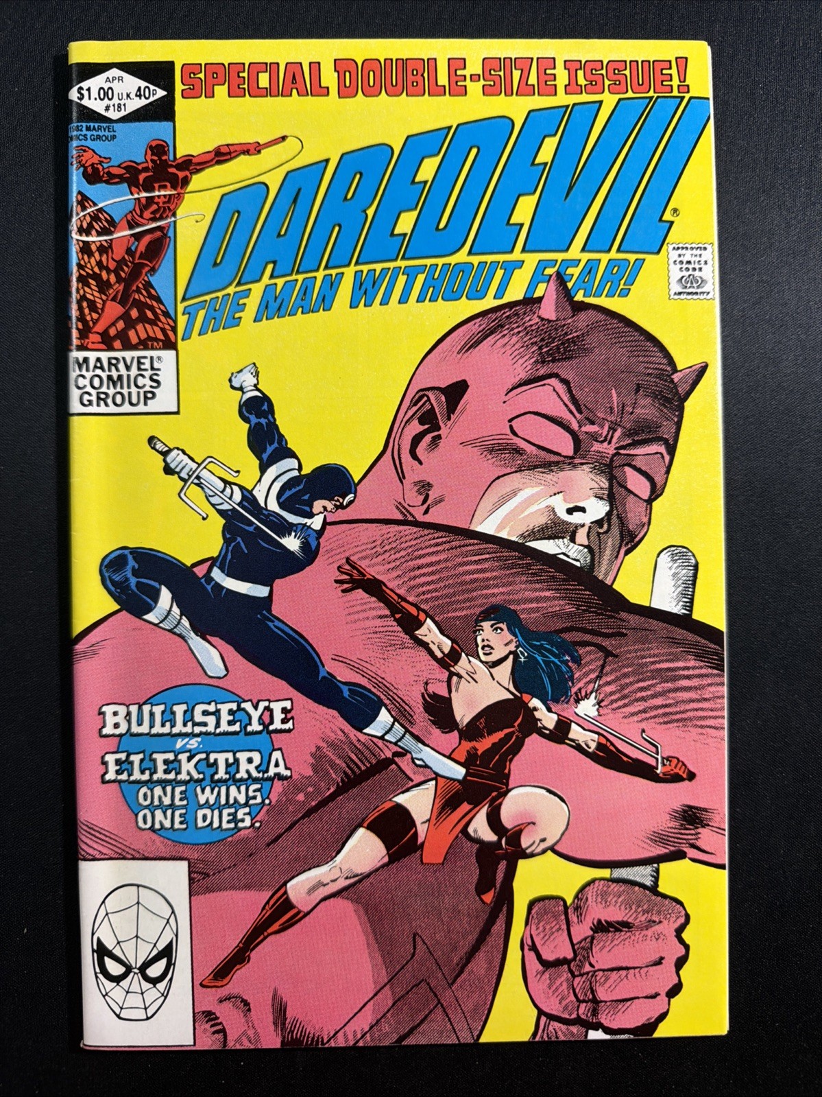 Daredevil #181 1982 Marvel Comics Death Of Elektra Key VF/NM *A3