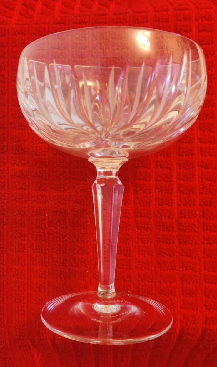 Gorham Crystal NOCTURNE Champagne Sherbet Glass NEW