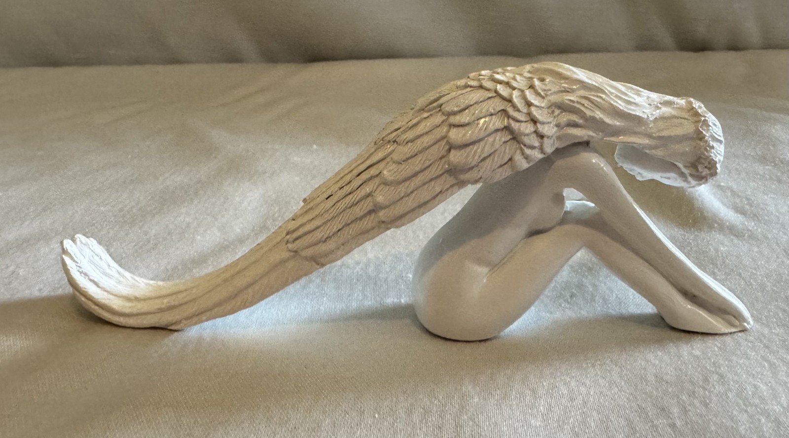 mystical white weeping arch angel