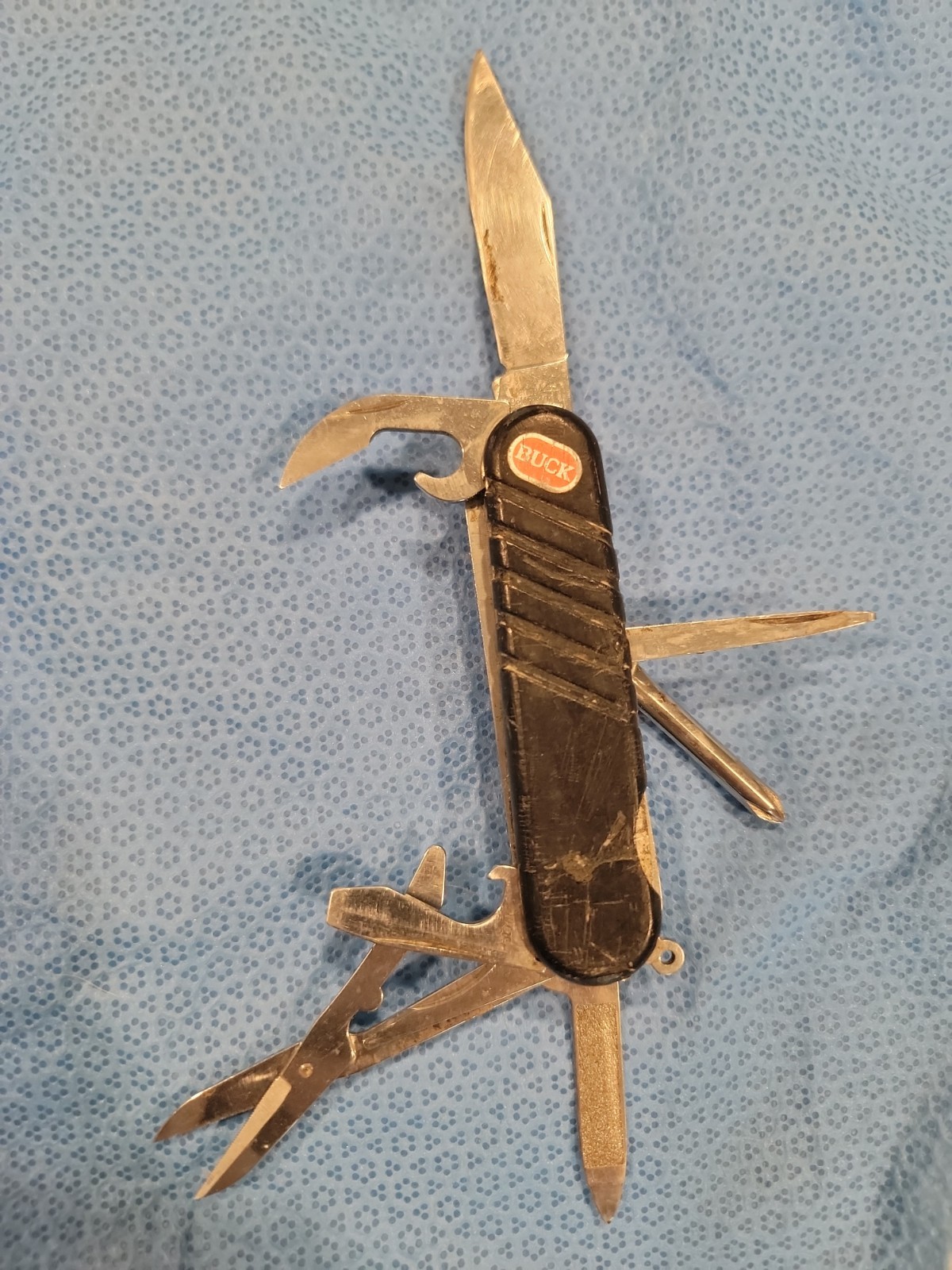 BUCK Wenger Swiss Army Knife Swissbuck Black Taskmate
