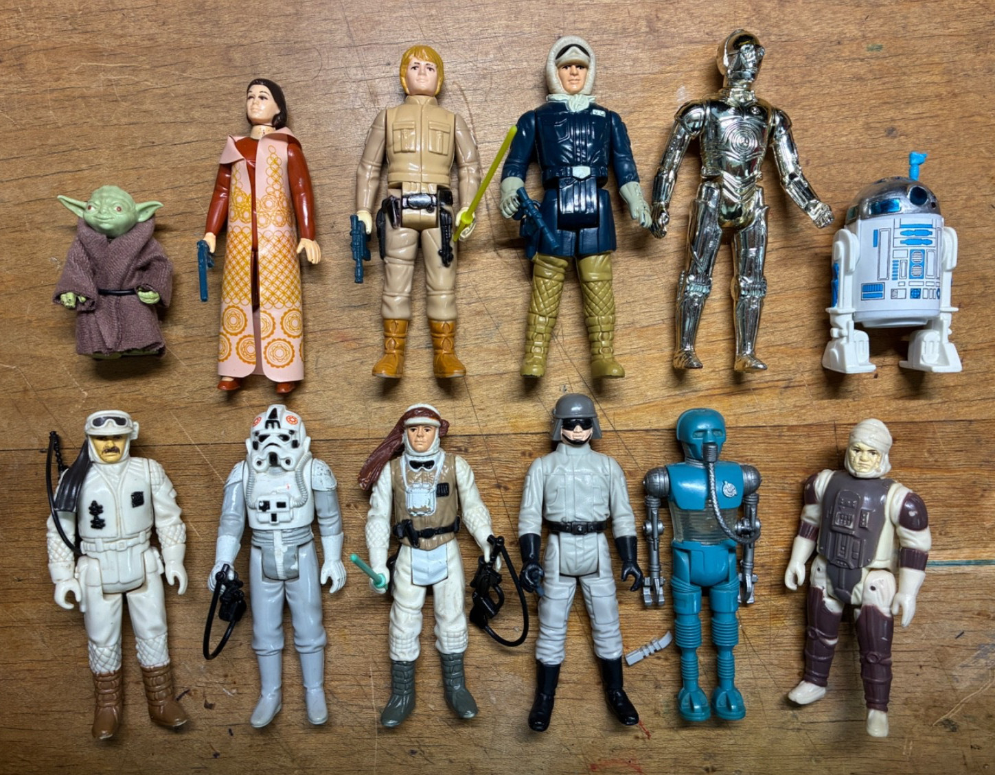 NICE Vintage 1980s Kenner Star Wars Empire Strikes Back Action Figures Lot NICE Vintage 1980s Kenner Star Wars Empire Strikes Back Action Figures Lot