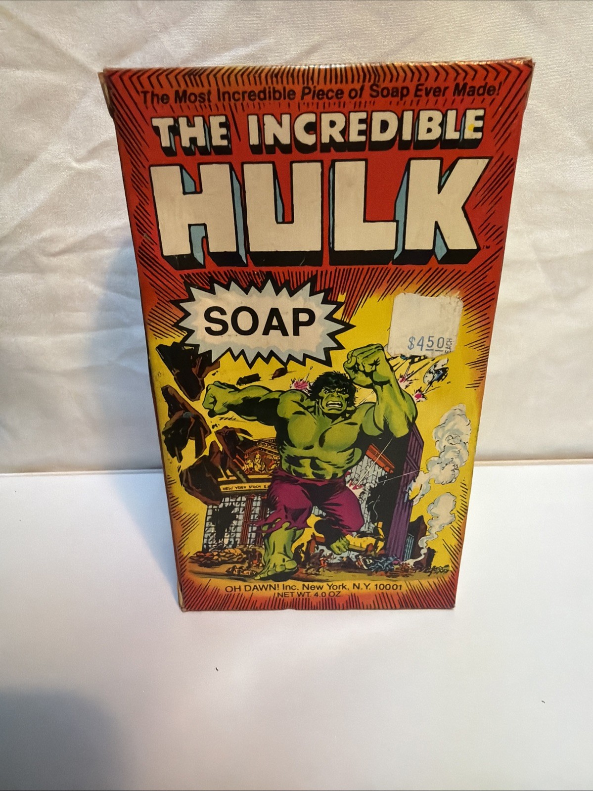 The Incredible Hulk Soap Box 2 Bars Extremely Rare Vintage 1978