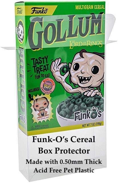 2 UV & SCRATCH RESISTANT 0.50mm Thick Box Protector FUNKO CEREAL Box Funko Pop