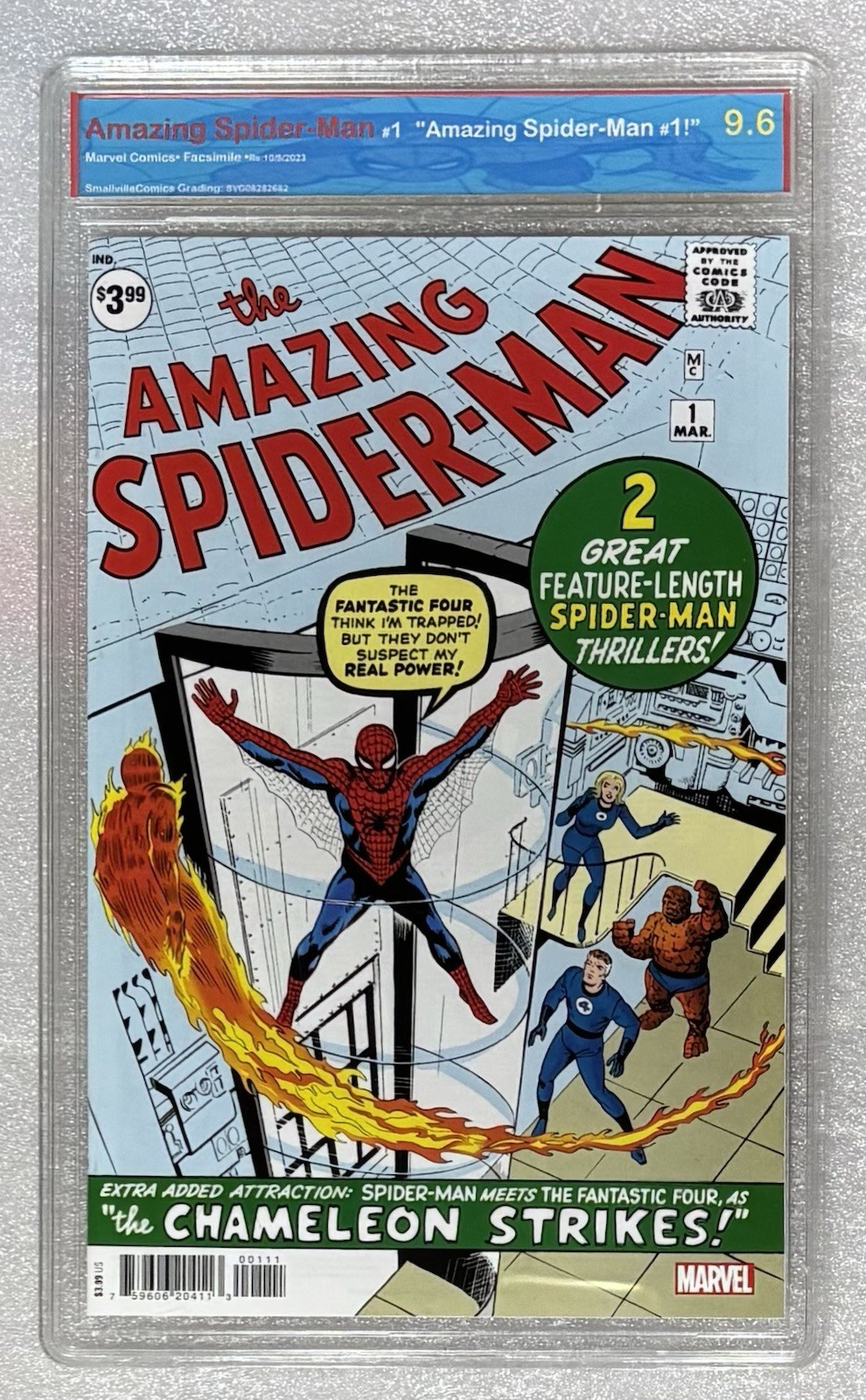Amazing Spider-Man Facsimile #1 SVG 9.6 😎 Amazing Spider-Man Facsimile #1 SVG 9.6 😎
