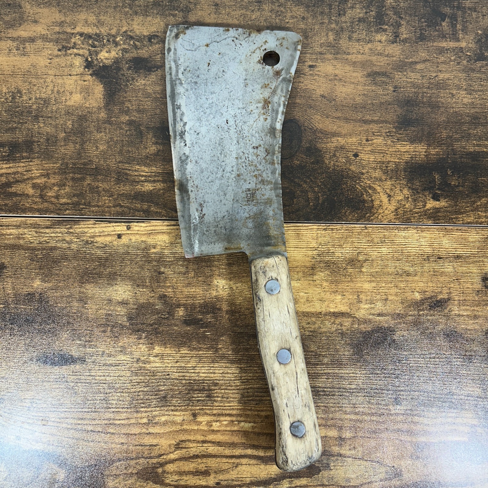 Vintage Heavy Duty Solid Steel 8\