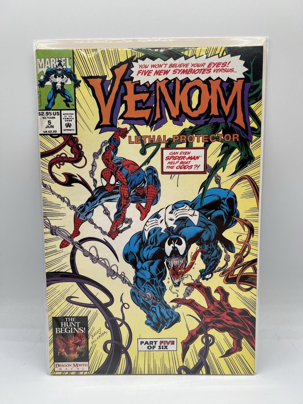 Venom Lethal Protector #5 Part 5 of 6 Comic Book Marvel Comics