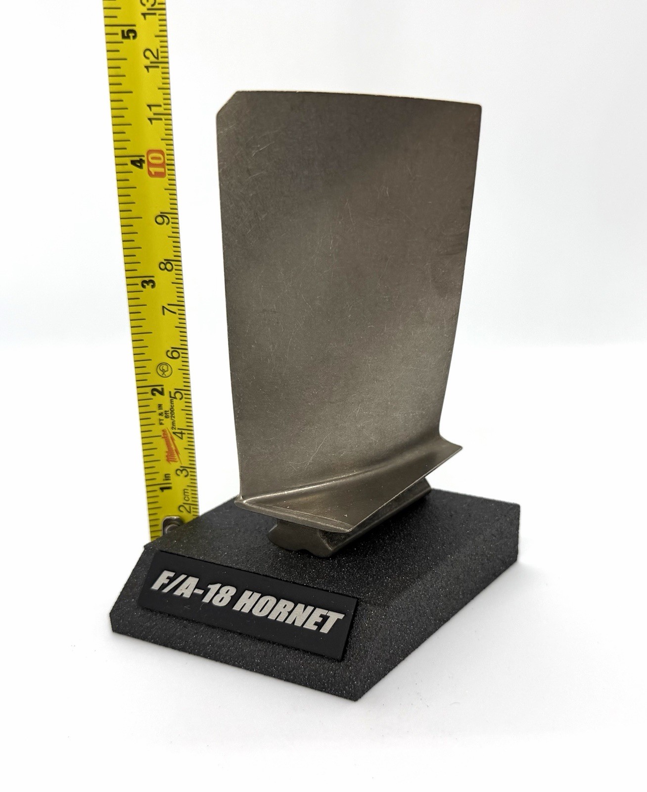 F-404 F/A-18 Titanium Jet Engine Blade. Pilot Gift Desk Model Ejection Seat HGU
