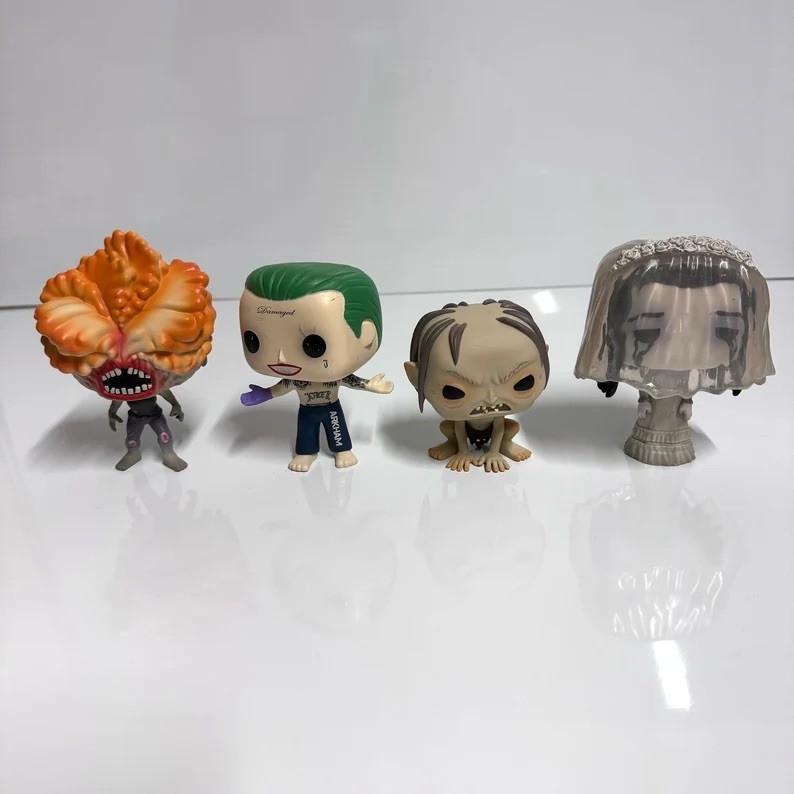4pc Lot Funko Pop Halloween La Llorona, Gollum, The Last of Us Zombie, The Joker